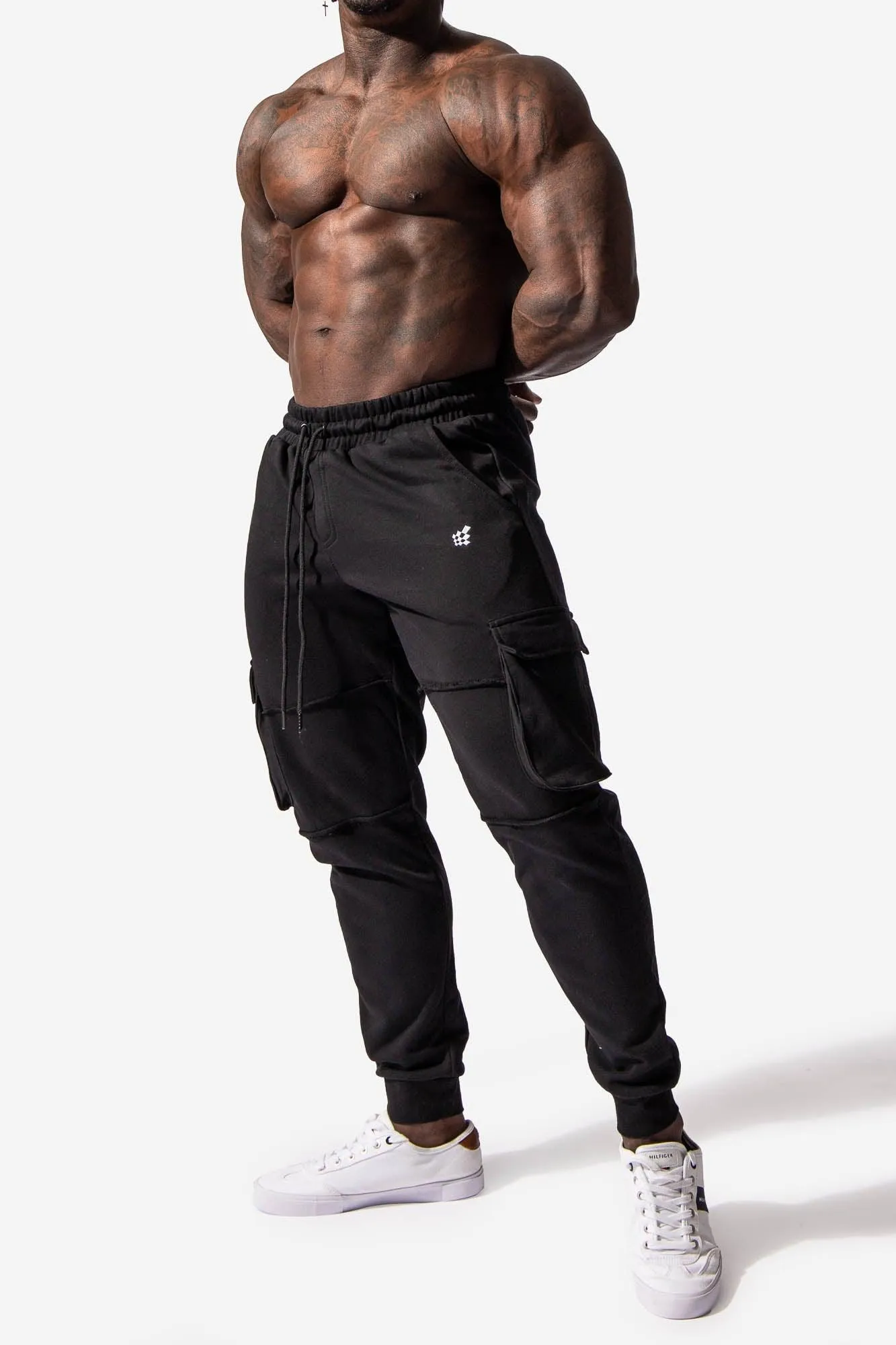 Renegade Cargo Joggers - Black sold by Jed North