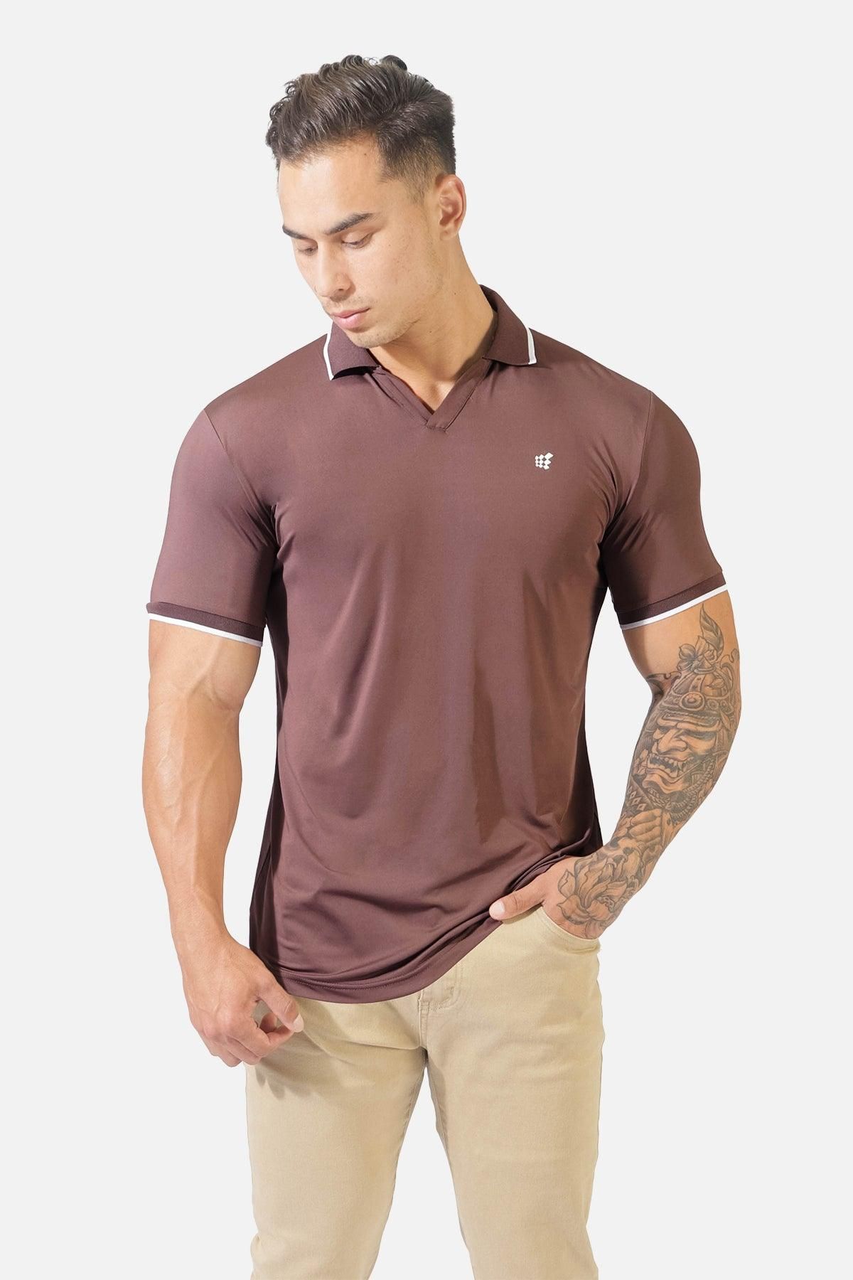 Cool Fit Classic Polo Shirt - Taupe sold by Jed North product image thumbnail 2