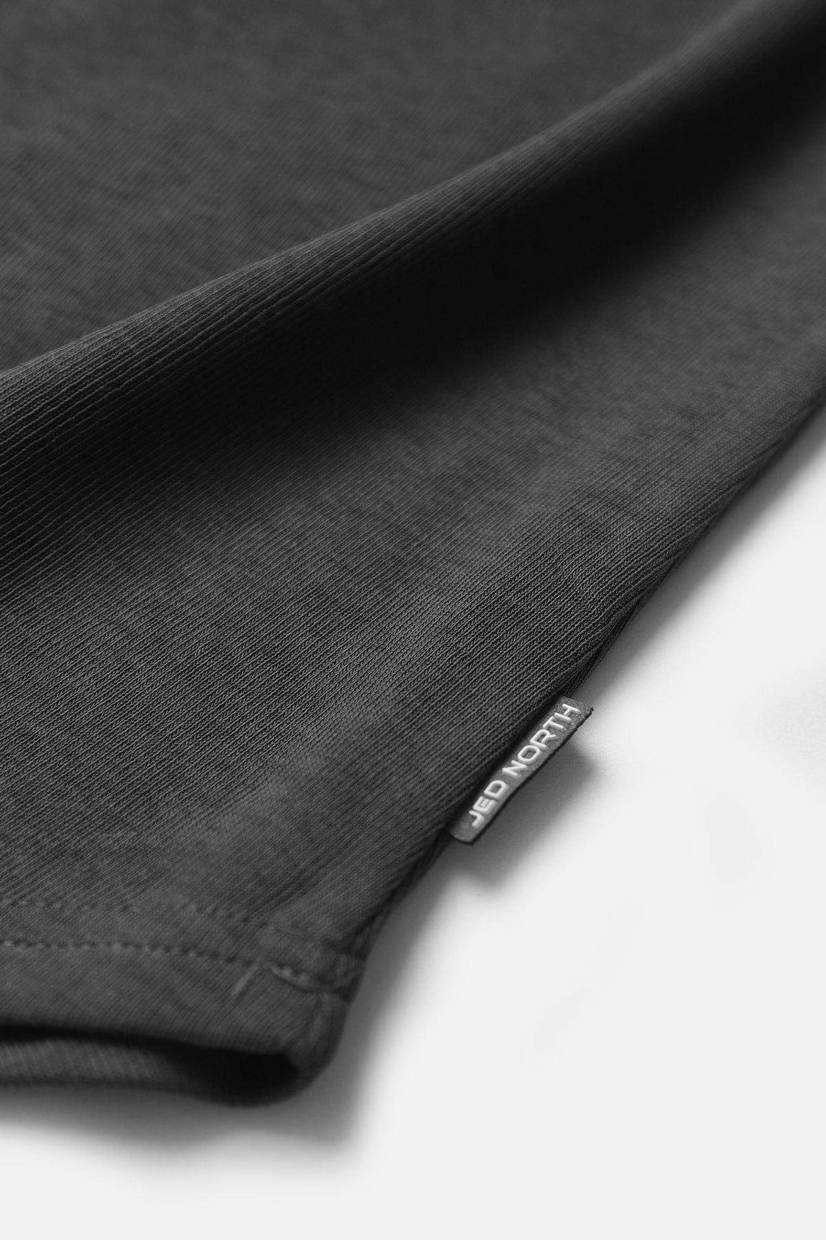 Signature Logo Ribbed Tank Top - Gray & Black sold by Jed North product image thumbnail 5