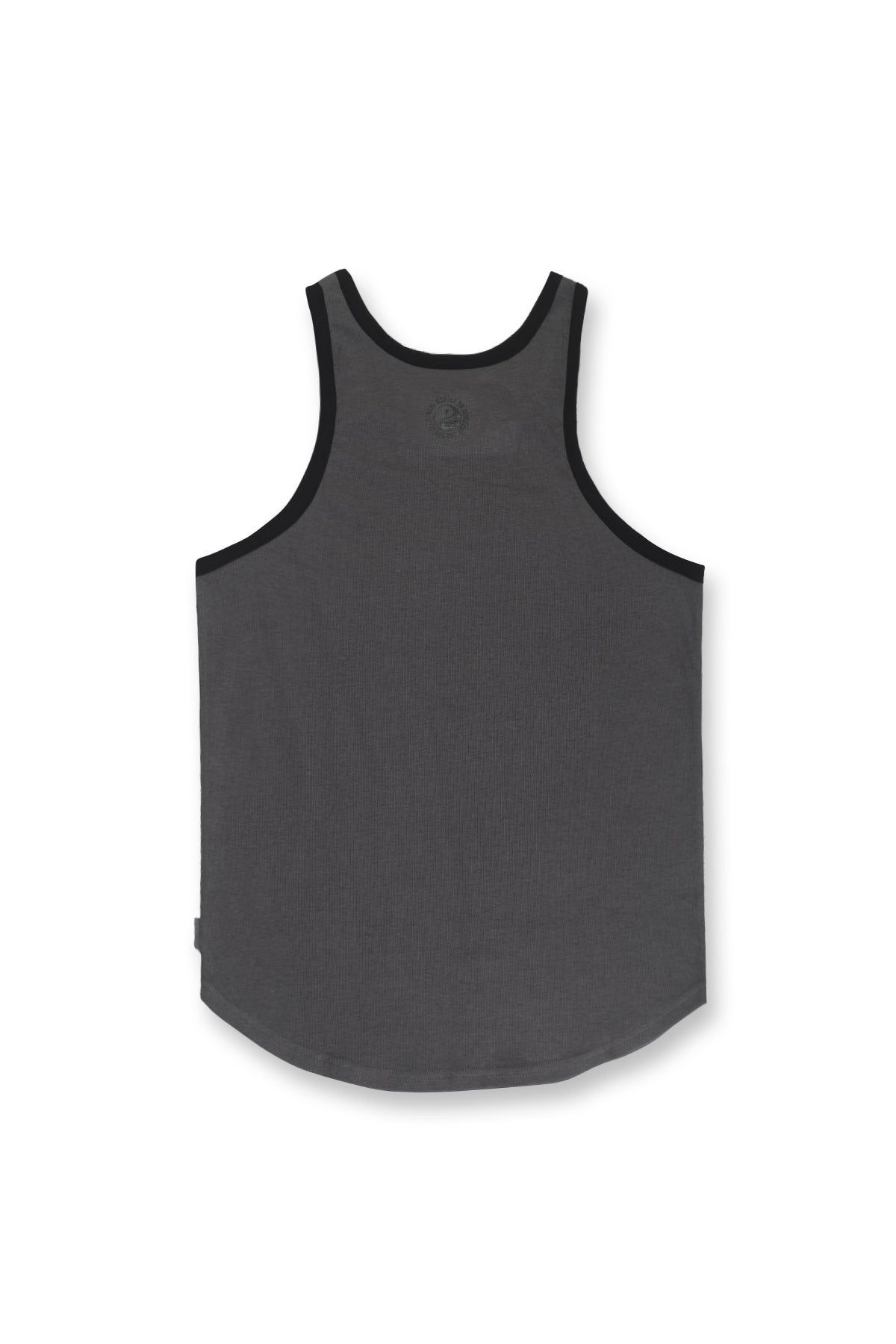 Signature Logo Ribbed Tank Top - Gray & Black sold by Jed North product image thumbnail 2