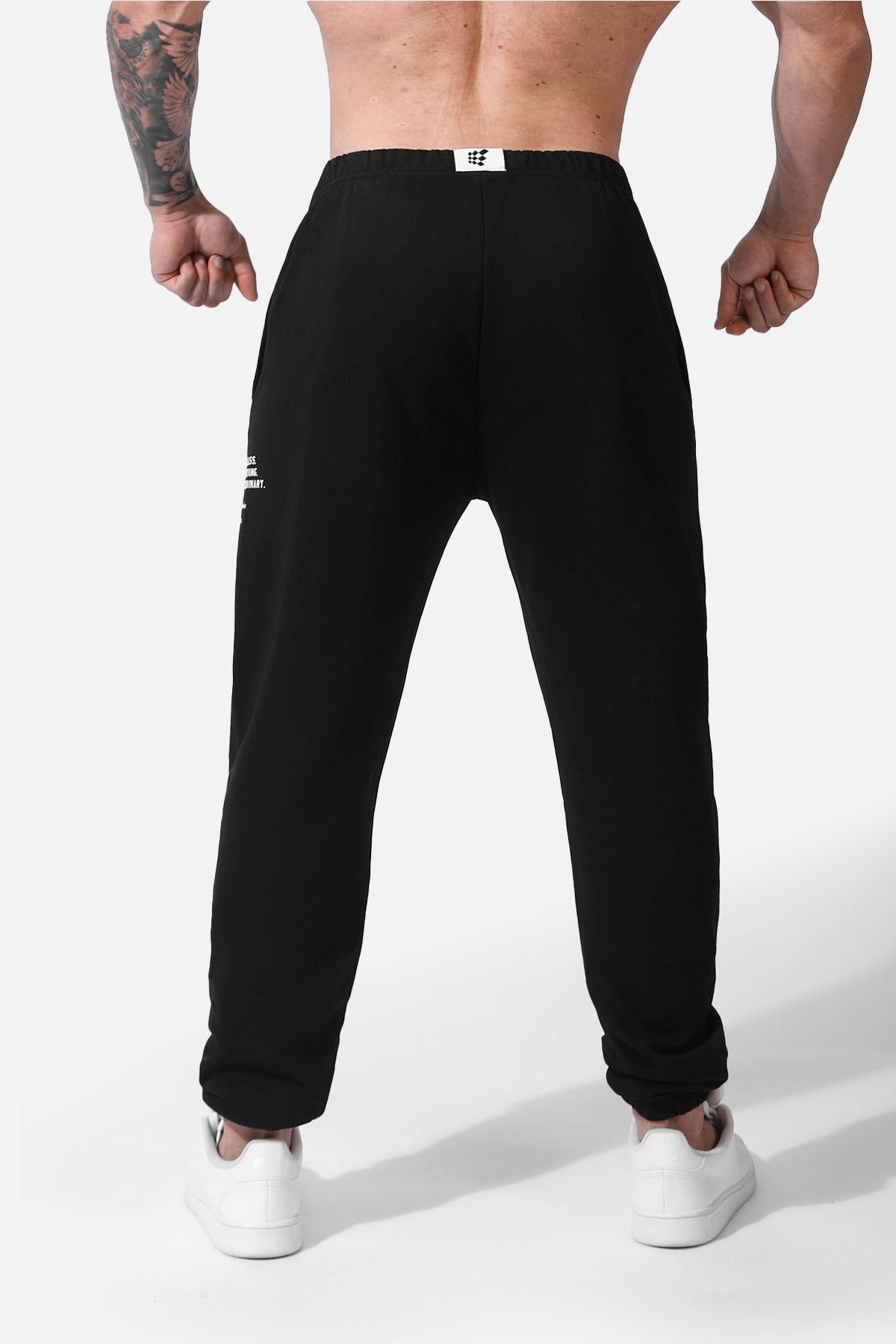 French Terry Athletic Joggers - Black sold by Jed North product image thumbnail 4
