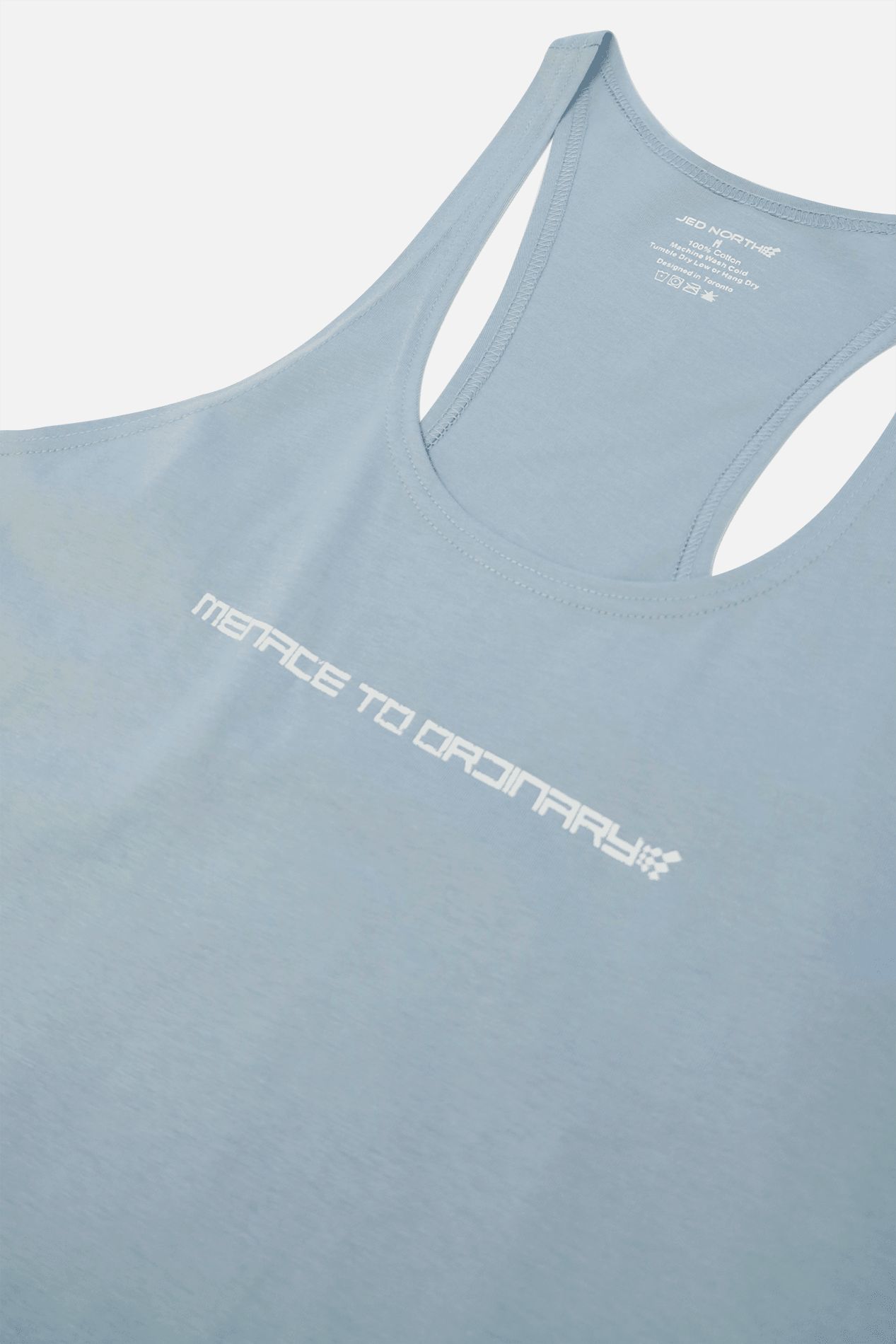 Menace To Ordinary Racerback Stringer - Light Blue sold by Jed North product image thumbnail 5