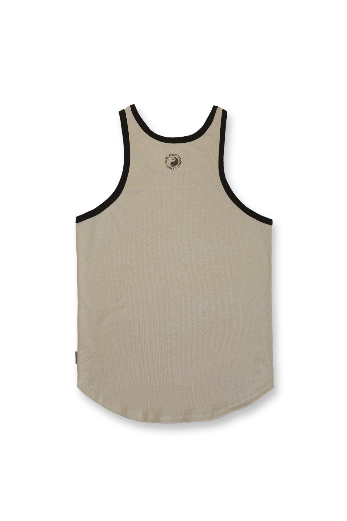 Signature Logo Ribbed Tank Top - Khaki & Black sold by Jed North product image thumbnail 2