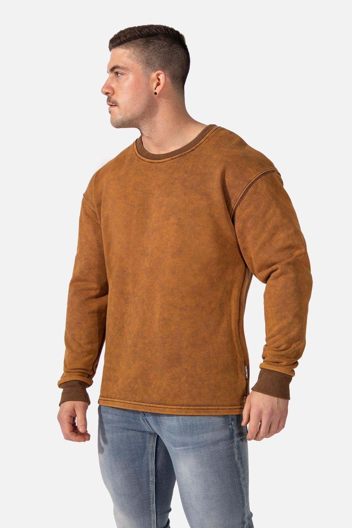 Certified Oversized Crewneck Sweater - Vintage Wash Brown sold by Jed North product image thumbnail 5