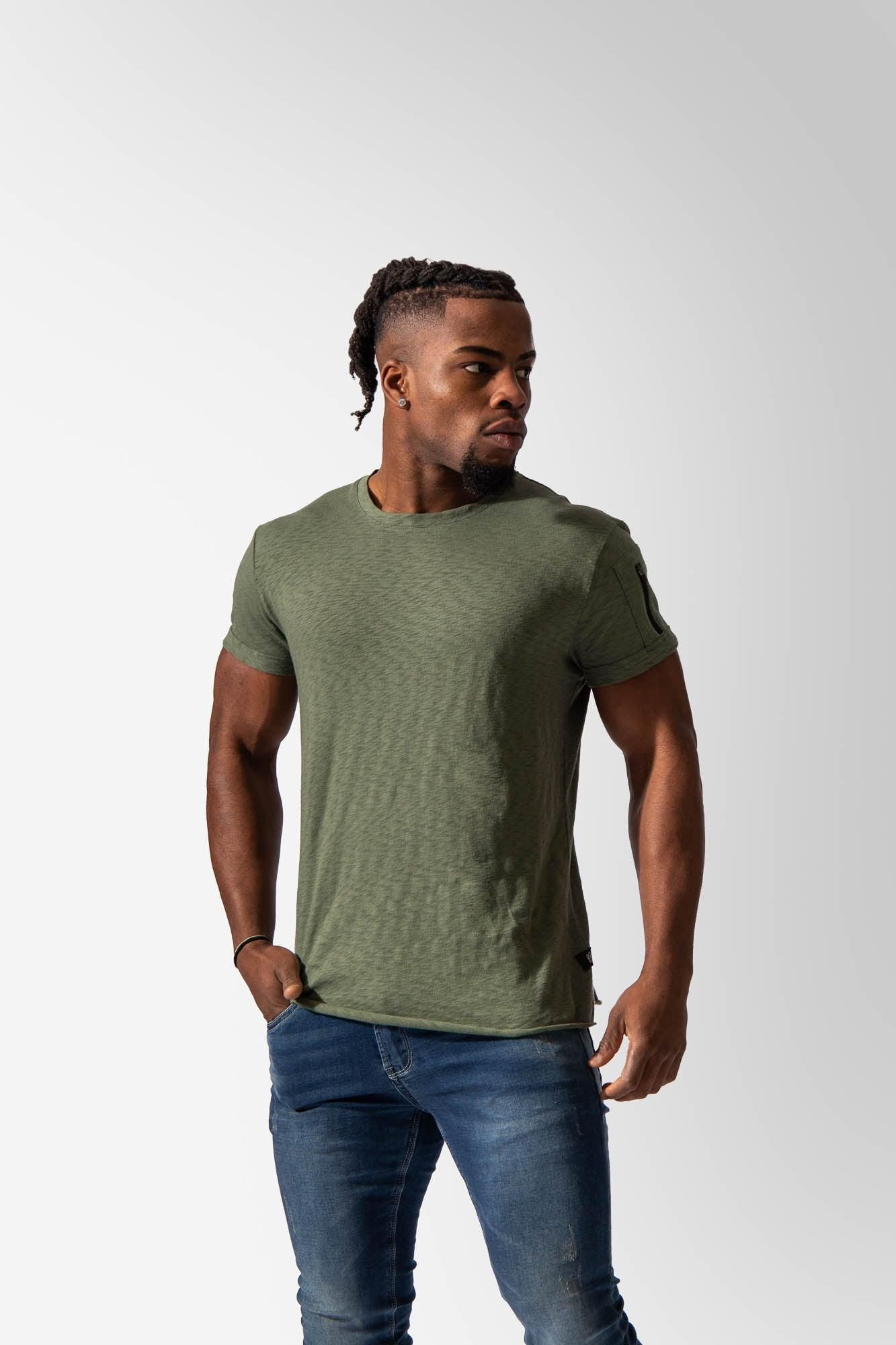Duo Utility T-Shirt - Olive sold by Jed North product image thumbnail 7
