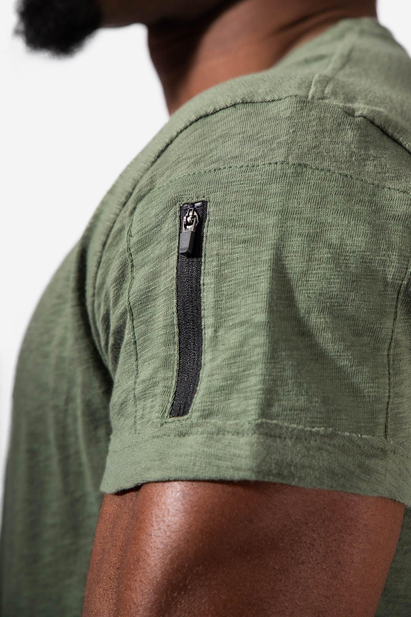 Duo Utility T-Shirt - Olive sold by Jed North product image thumbnail 2