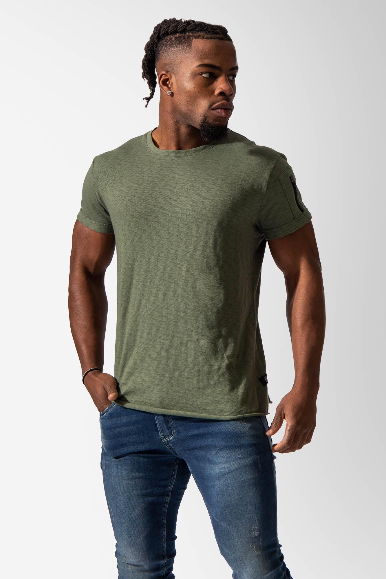Duo Utility T-Shirt - Olive sold by Jed North