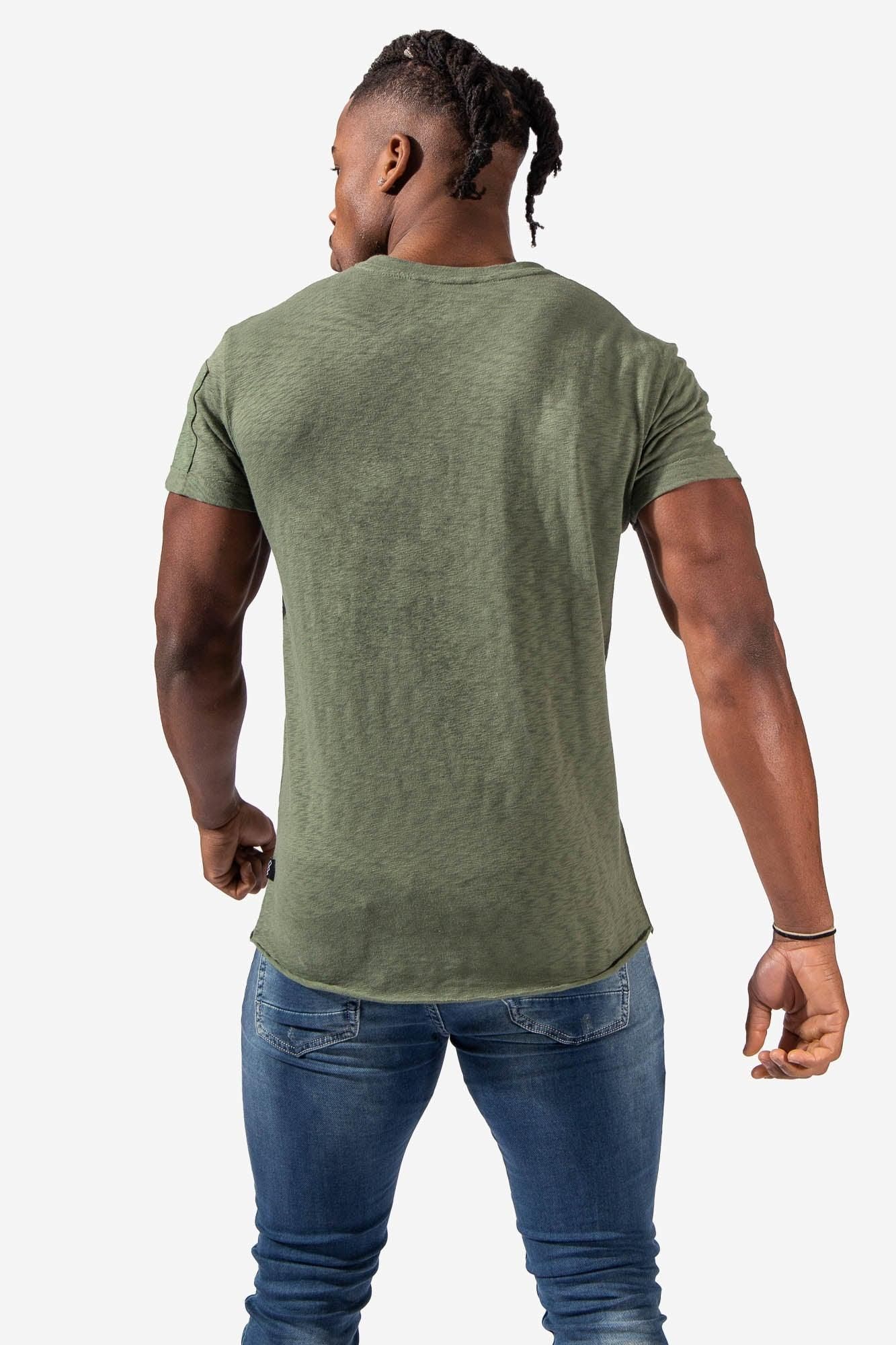Duo Utility T-Shirt - Olive sold by Jed North product image thumbnail 4