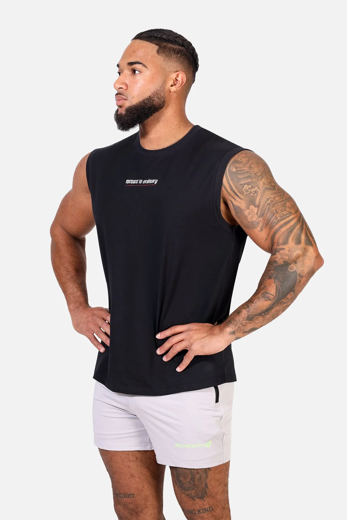 Sleeveless Muscle Tee - Black sold by Jed North product image thumbnail 3