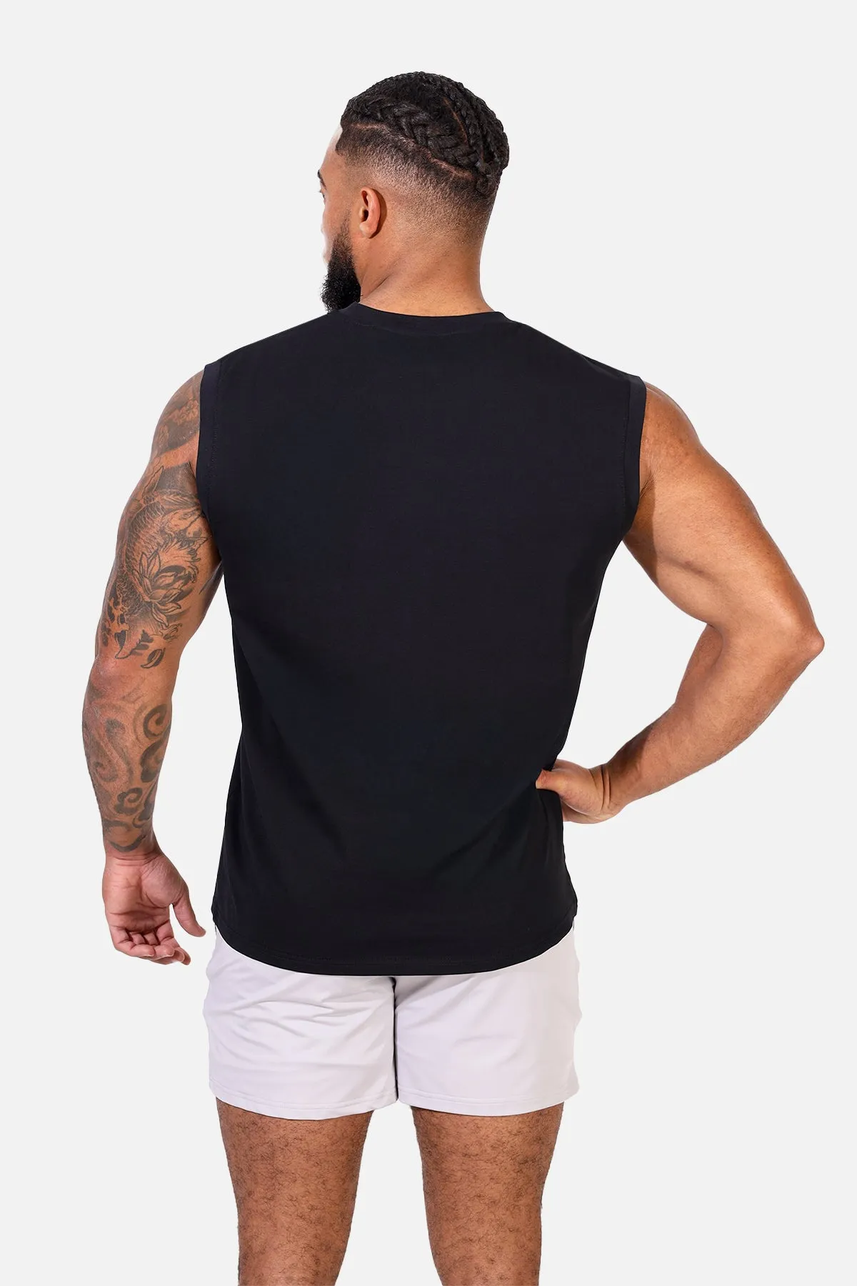 Sleeveless Muscle Tee - Black sold by Jed North product image thumbnail 5