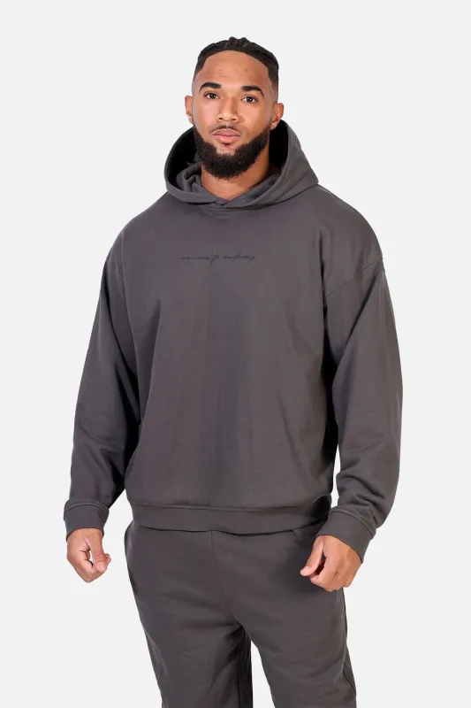 Essentials Relaxed Hoodie - Dark Gray made by Jed North