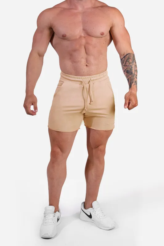Motion 5'' Varsity Sweat Shorts - Khaki sold by Jed North