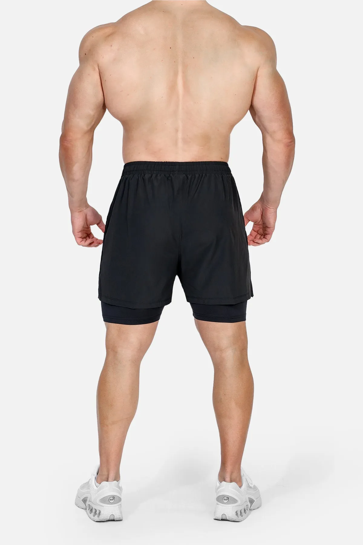 Men's 2-In-1 Active 5" Training Shorts 2.0 - Charcoal sold by Jed North product image thumbnail 4