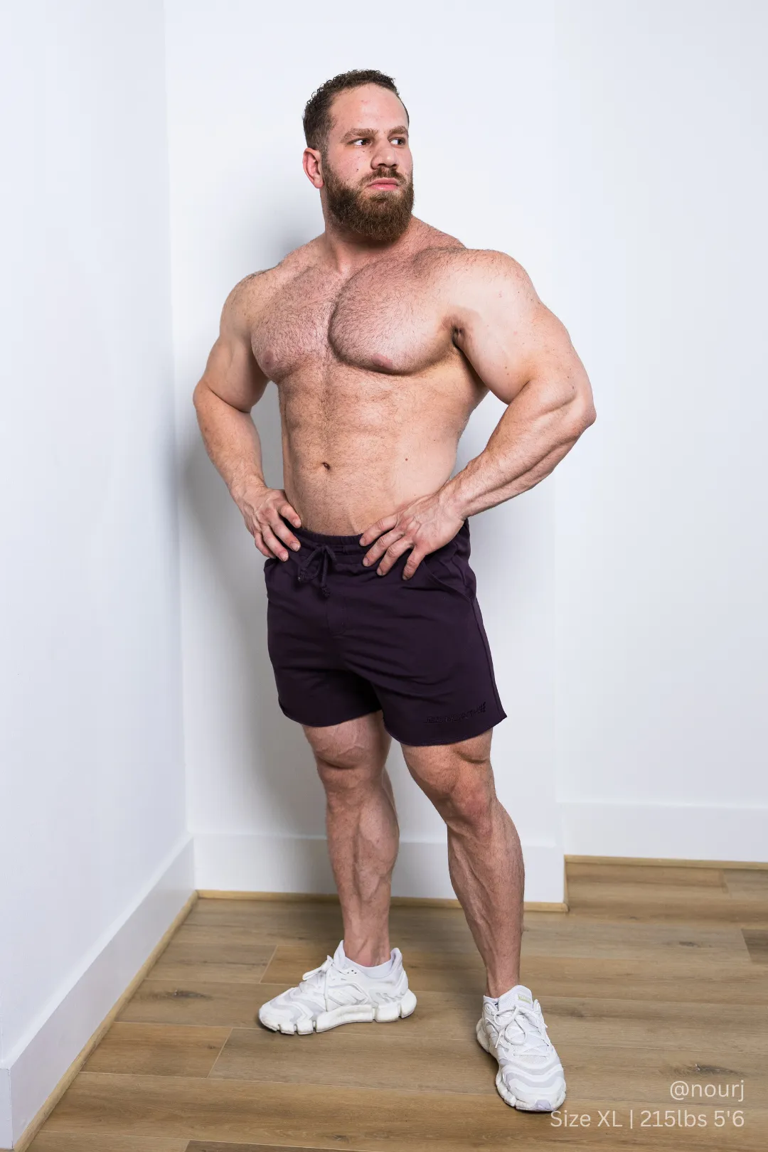 Motion 5'' Varsity Sweat Shorts - Dark Purple sold by Jed North product image thumbnail 4