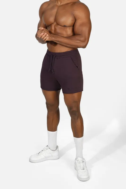 Motion 5'' Varsity Sweat Shorts - Dark Purple sold by Jed North