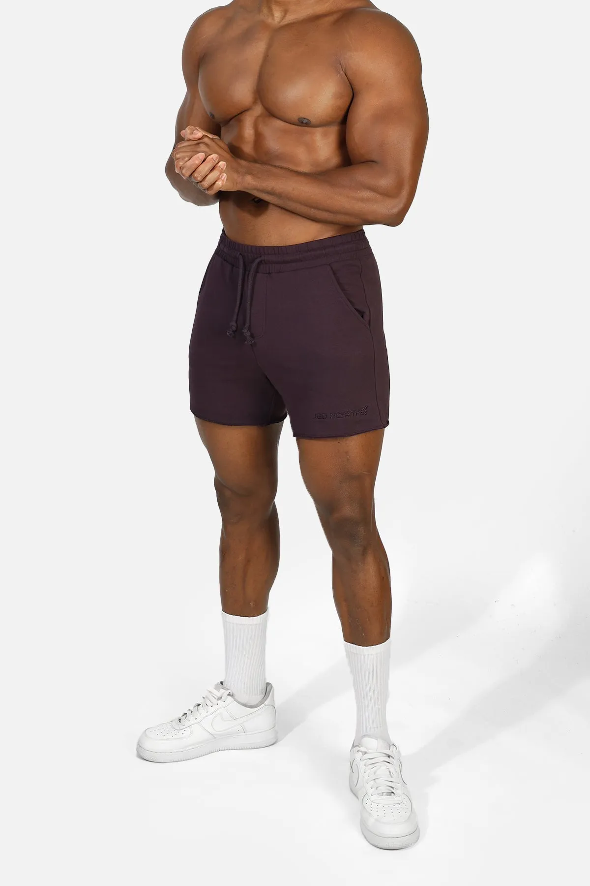 Motion 5'' Varsity Sweat Shorts - Dark Purple sold by Jed North