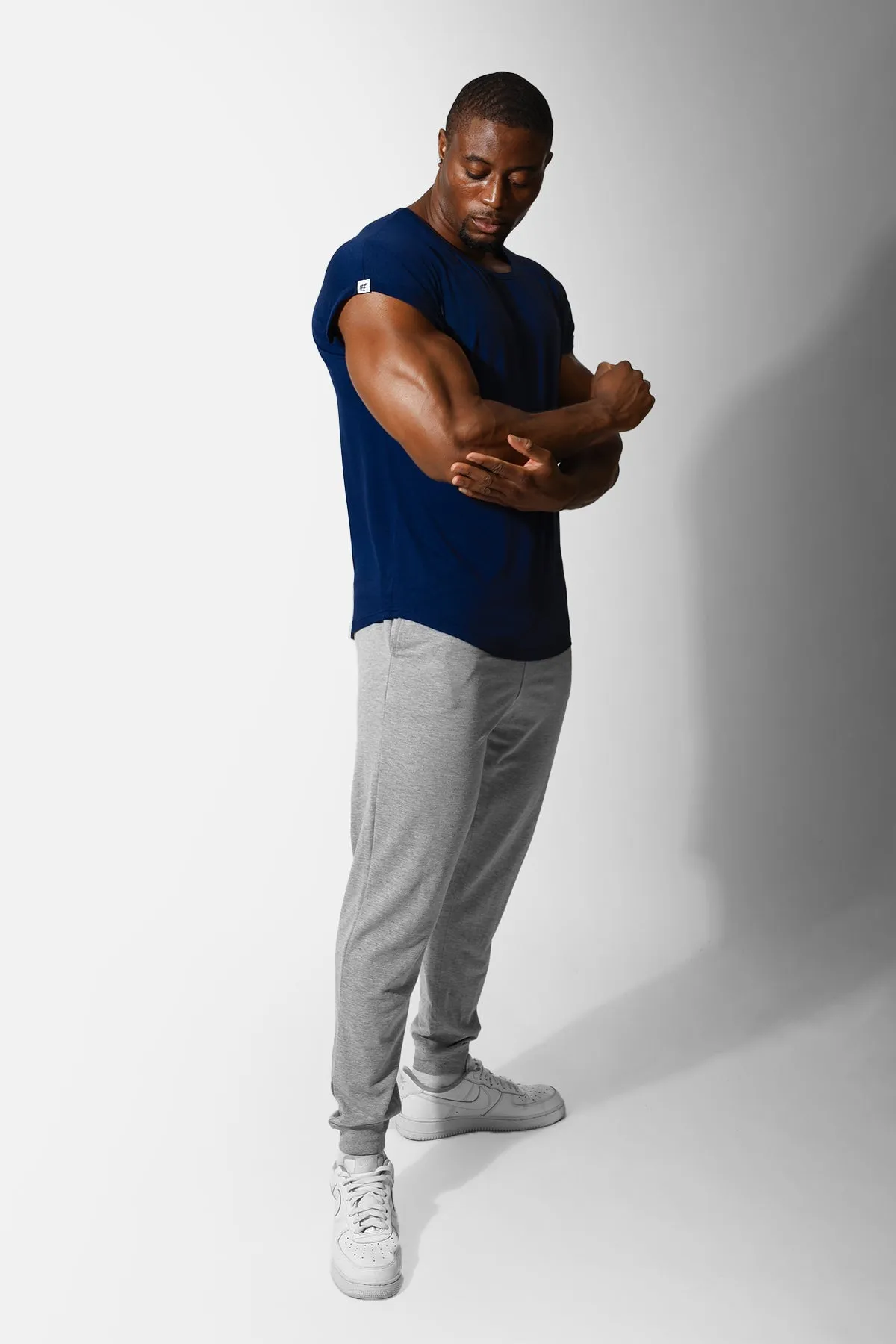 Evolve Cap Sleeve Muscle T-Shirt 2.0 - Navy sold by Jed North product image thumbnail 2