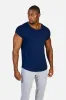 Evolve Cap Sleeve Muscle T-Shirt 2.0 - Navy sold by Jed North