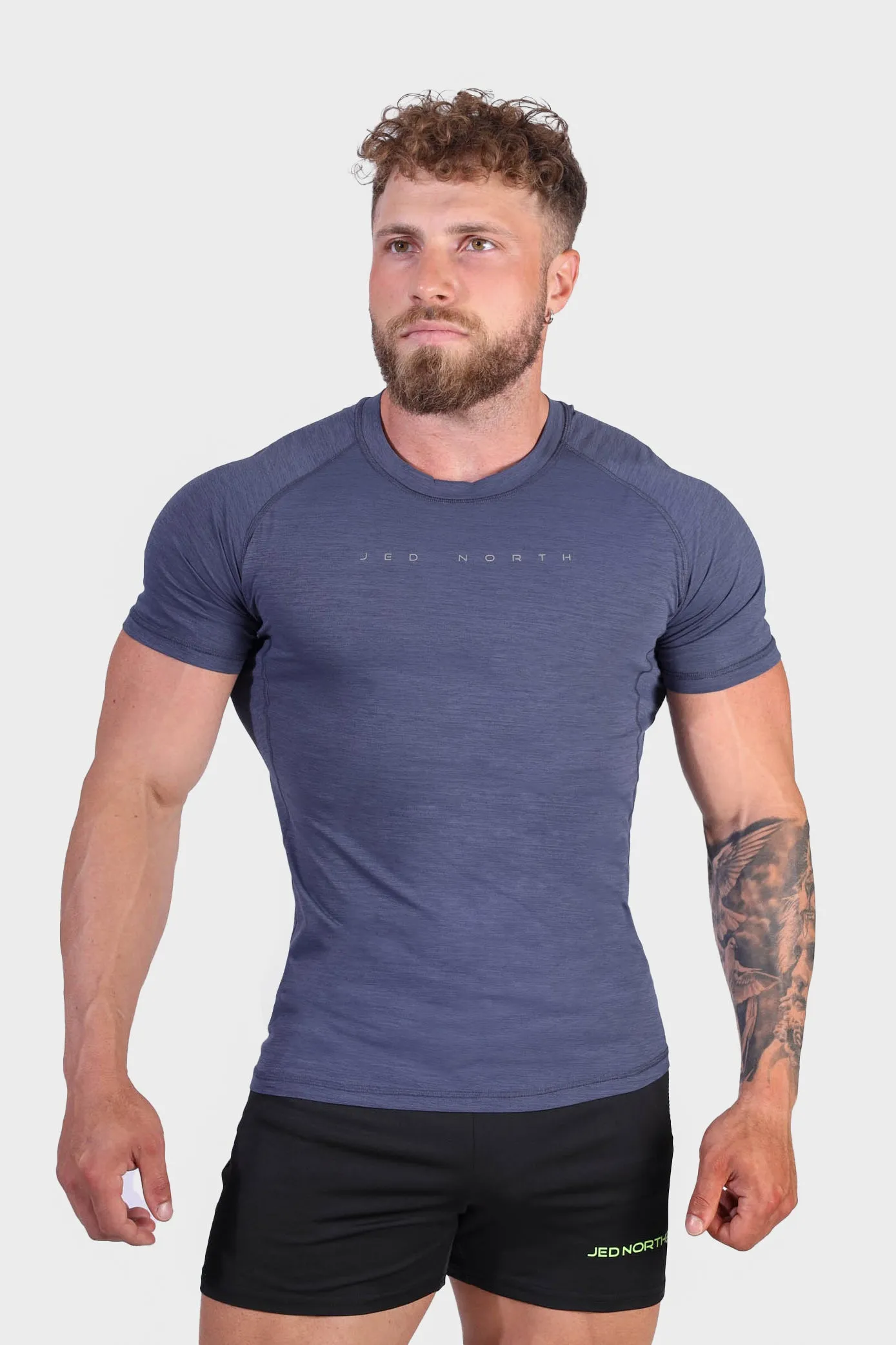 Agile Short Sleeve Training Tee - Steel Blue sold by Jed North
