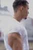 Evolve Cap Sleeve Muscle T-Shirt 2.0 - Off White sold by Jed North