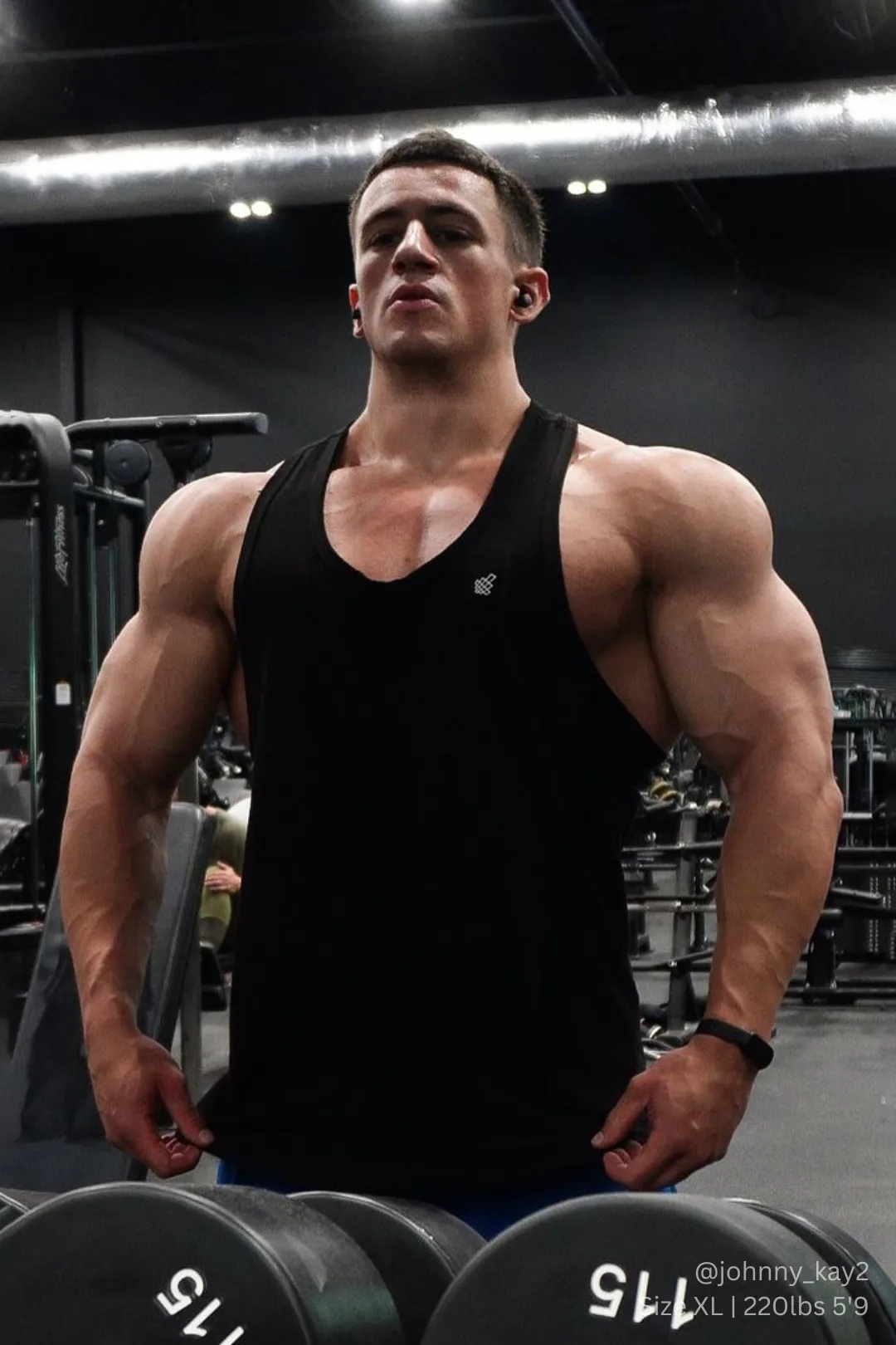 Vital Raw-Hem Tank Top 2.0 - Black sold by Jed North product image thumbnail 2