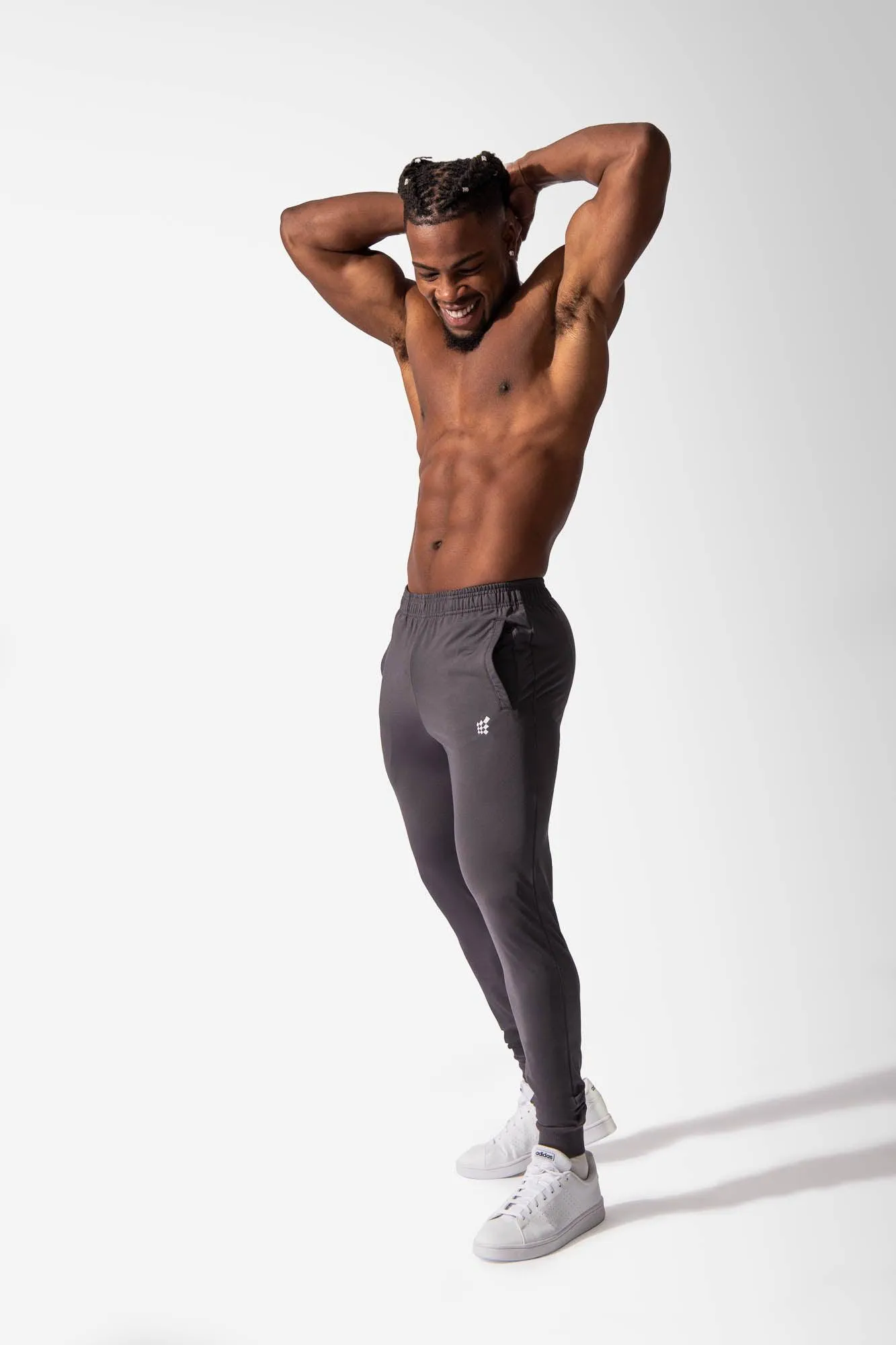 Matrix Tapered Joggers - Charcoal sold by Jed North product image thumbnail 4
