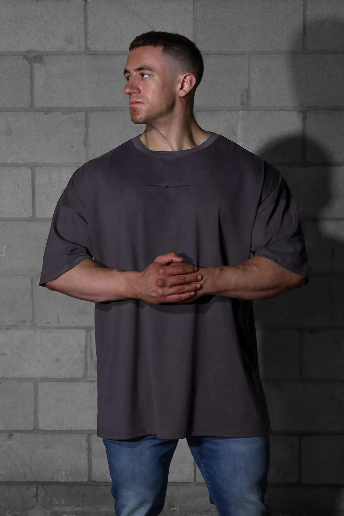 Energy Oversized T-Shirt - Dark Gray sold by Jed North