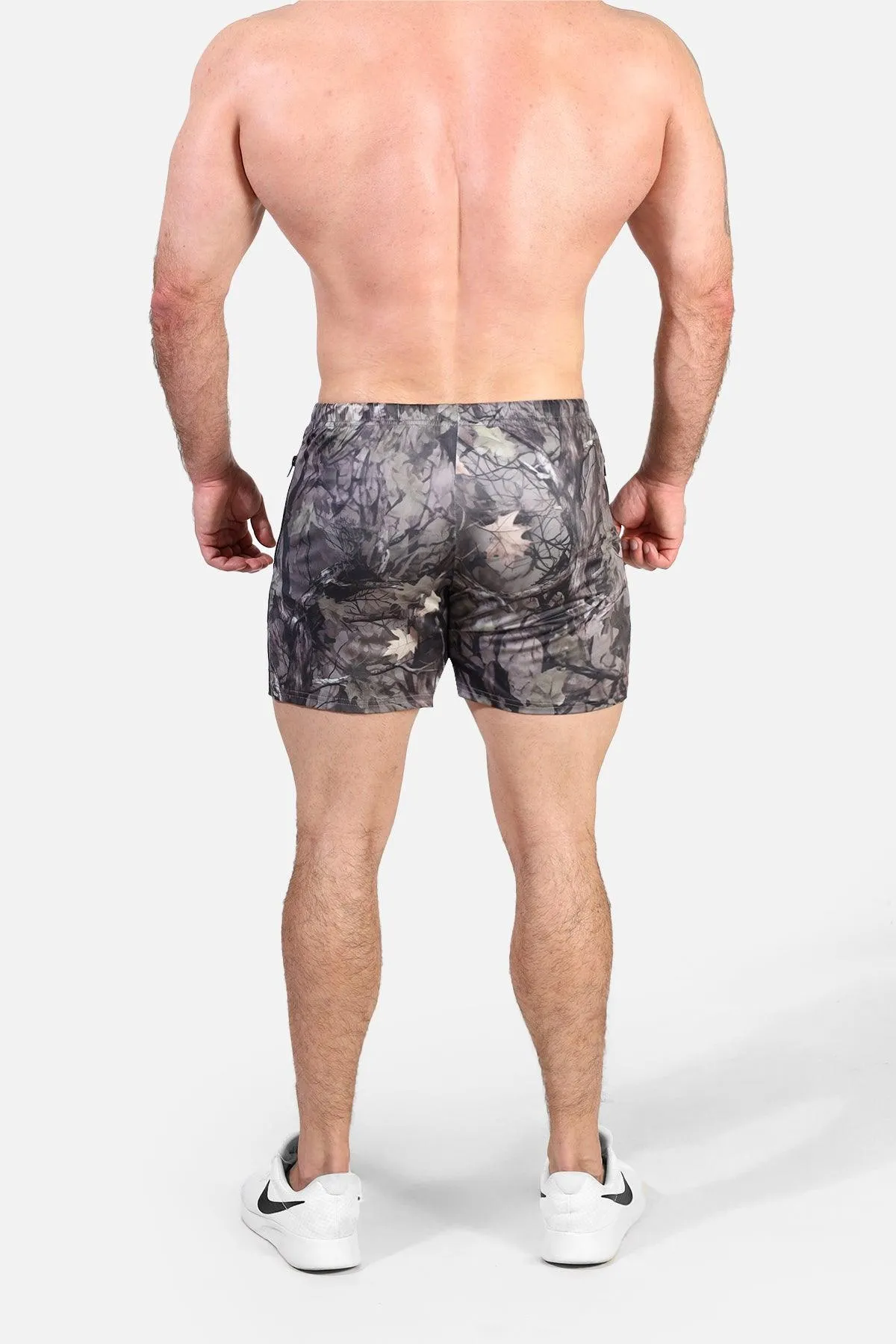 Agile Bodybuilding 4'' Shorts w Zipper Pockets - Hunter Camo sold by Jed North product image thumbnail 5