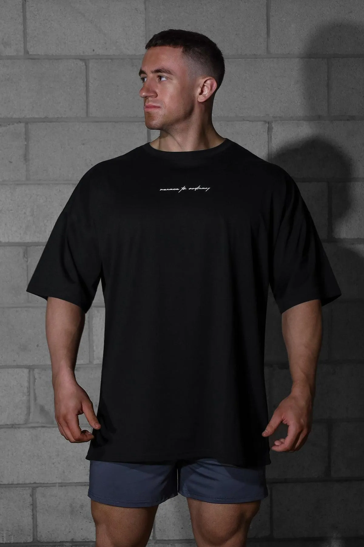 Energy Oversized T-Shirt - Menace Black sold by Jed North