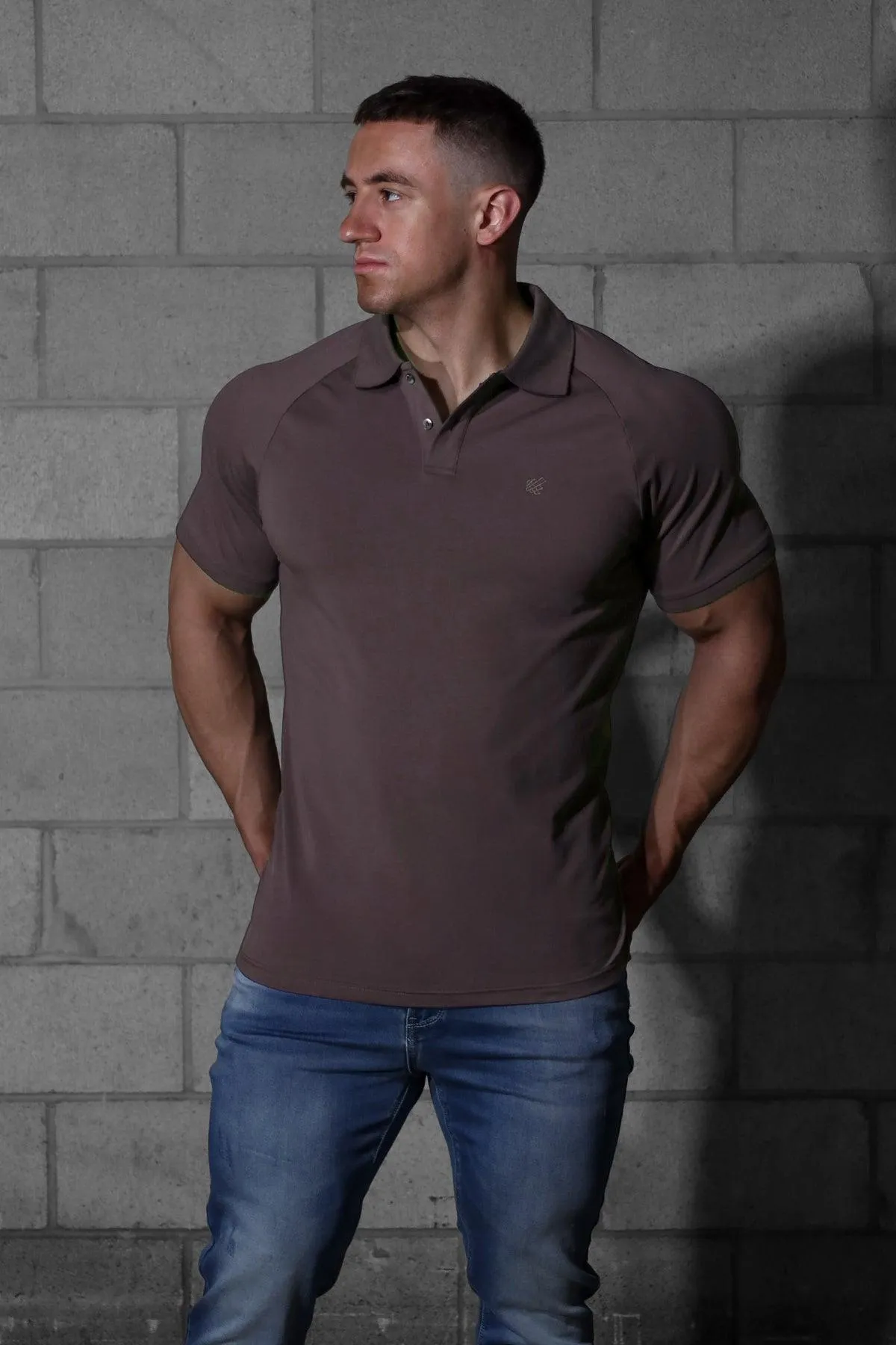 Muscle Fit All-Day Polo T-Shirt - Steel Gray sold by Jed North product image thumbnail 3