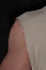 Sleeveless Box Cut  - Light Khaki sold by Jed North