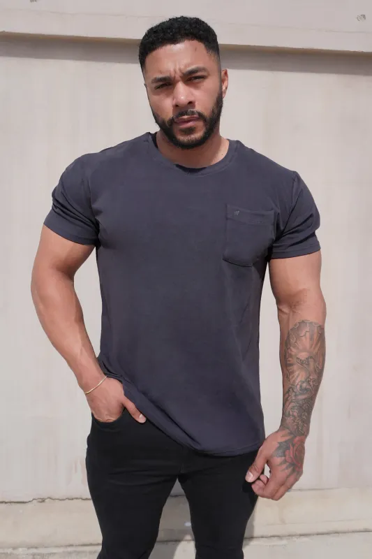 Classic Premium Pocket T-Shirt - Dark Gray sold by Jed North