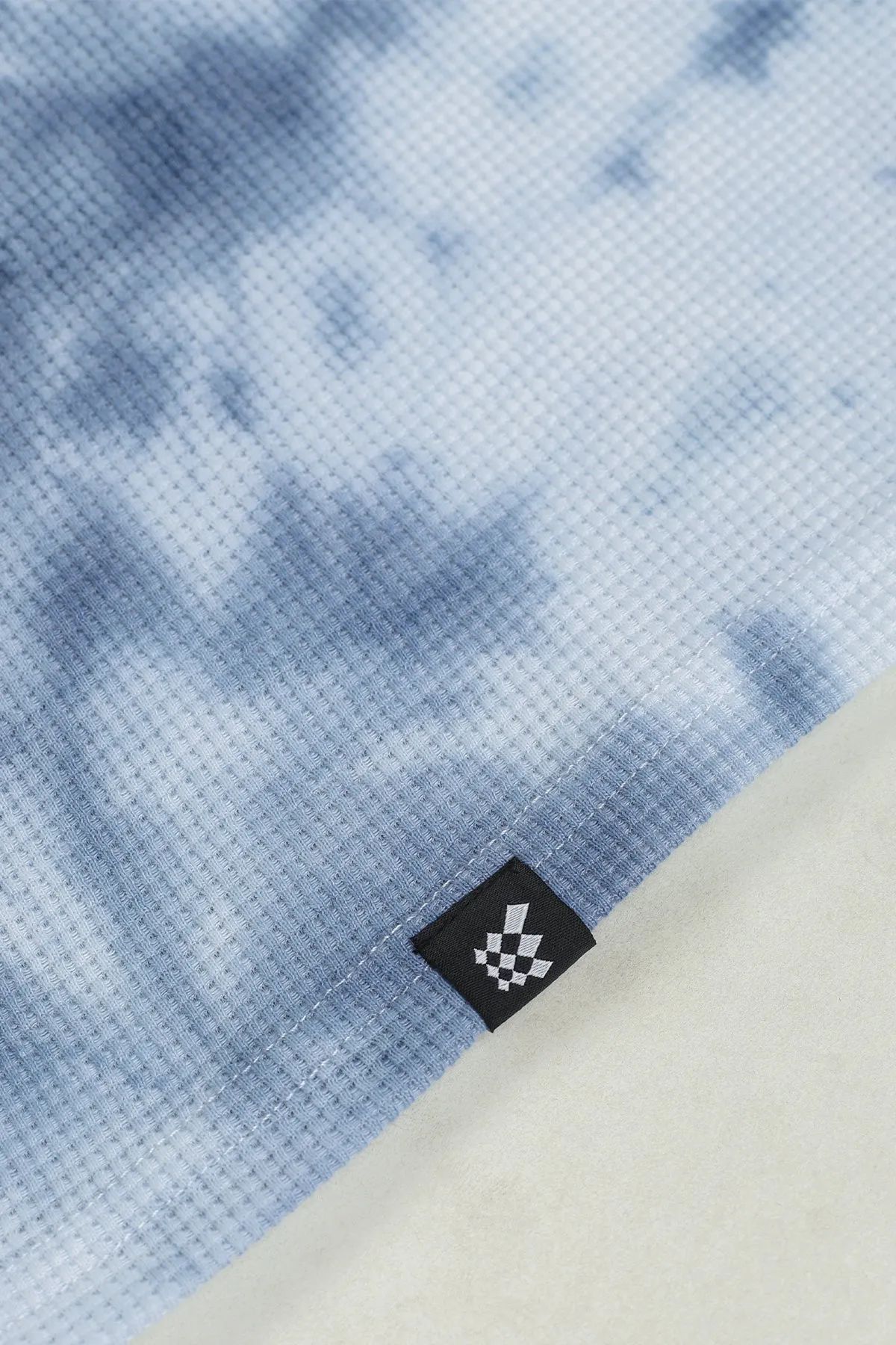 Waffle Henley T-Shirt - Blue Tie Dye sold by Jed North product image thumbnail 5