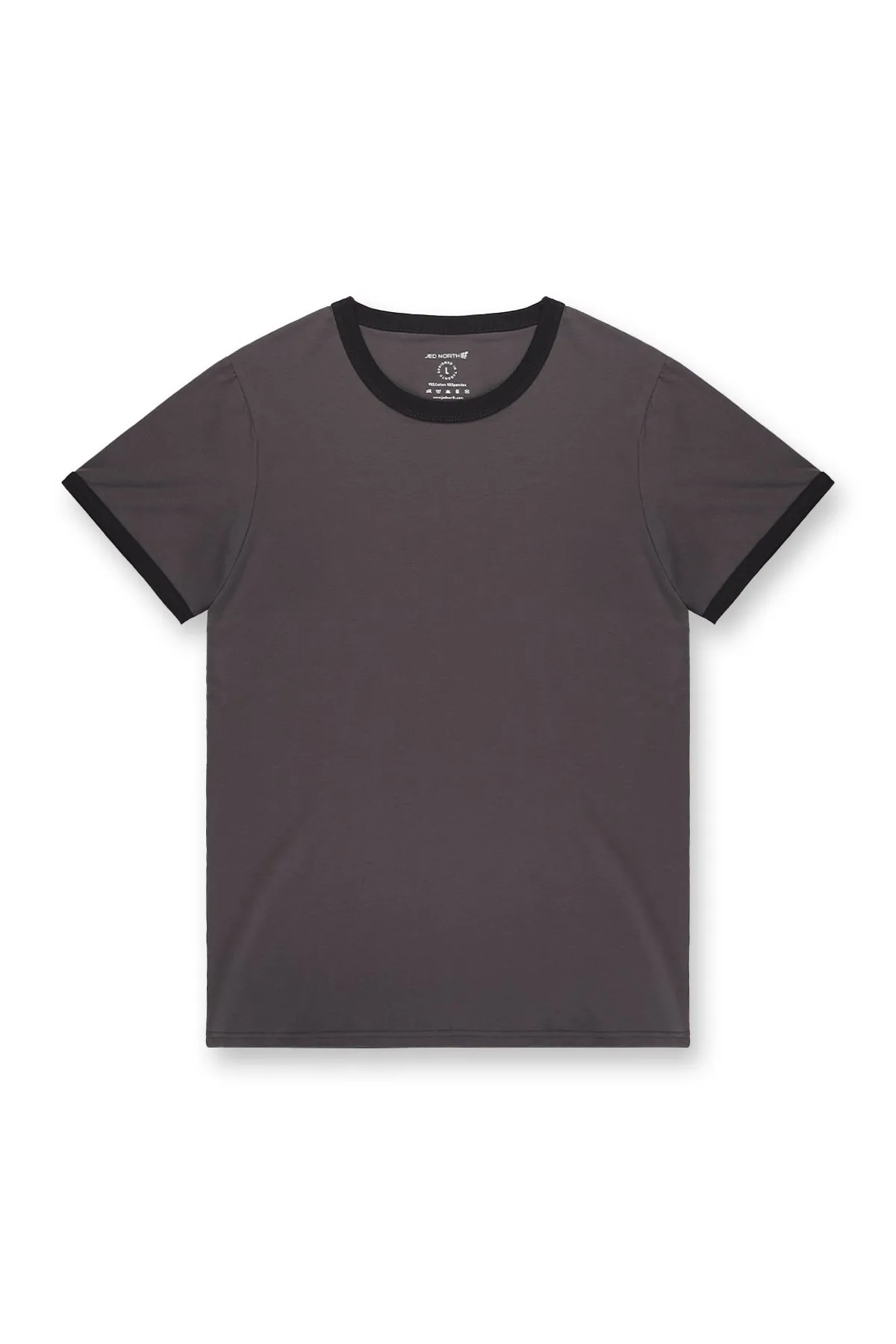 Muscle-Fit Ringer T-Shirt - Stone Gray sold by Jed North product image thumbnail 3