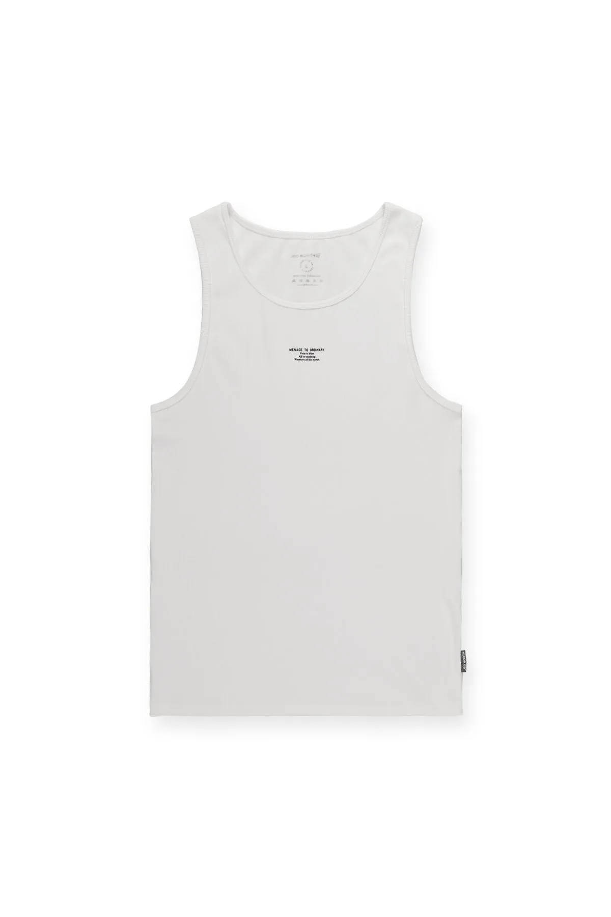 Ribbed Muscle Tank Top - White sold by Jed North product image thumbnail 4