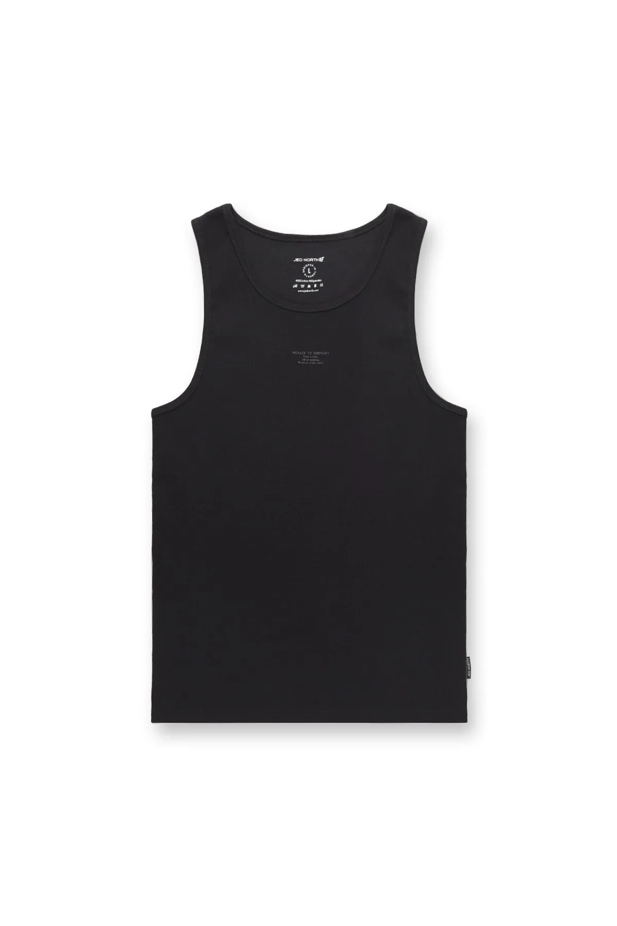 Ribbed Muscle Tank Top - Black sold by Jed North product image thumbnail 5