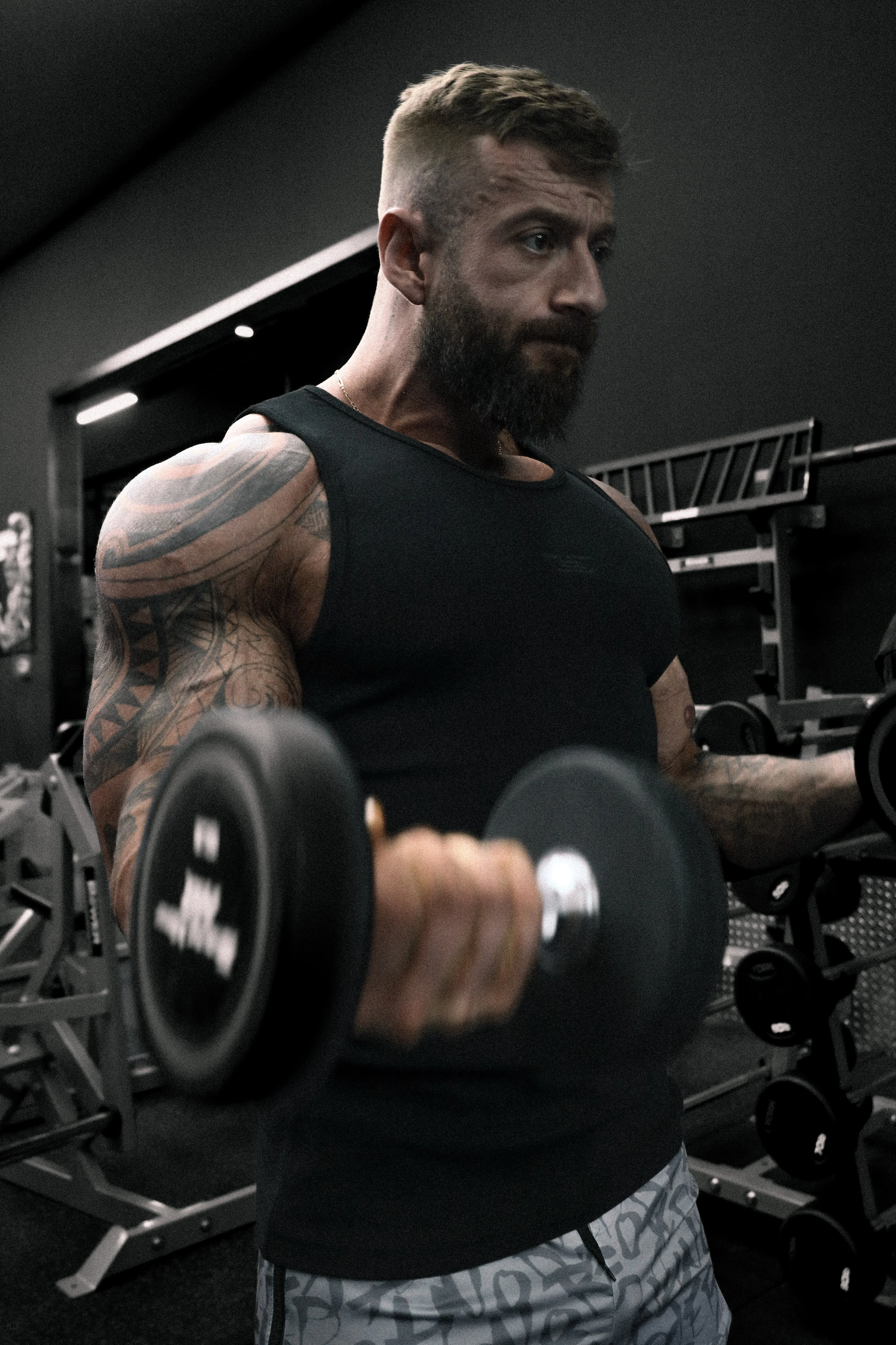 Ribbed Muscle Tank Top - Black sold by Jed North product image thumbnail 2