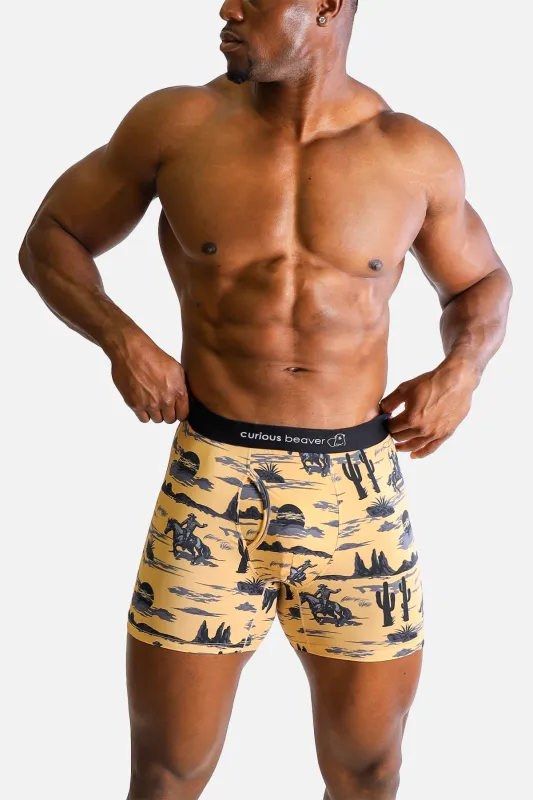 Men's Boxer Briefs - Wild West sold by Jed North