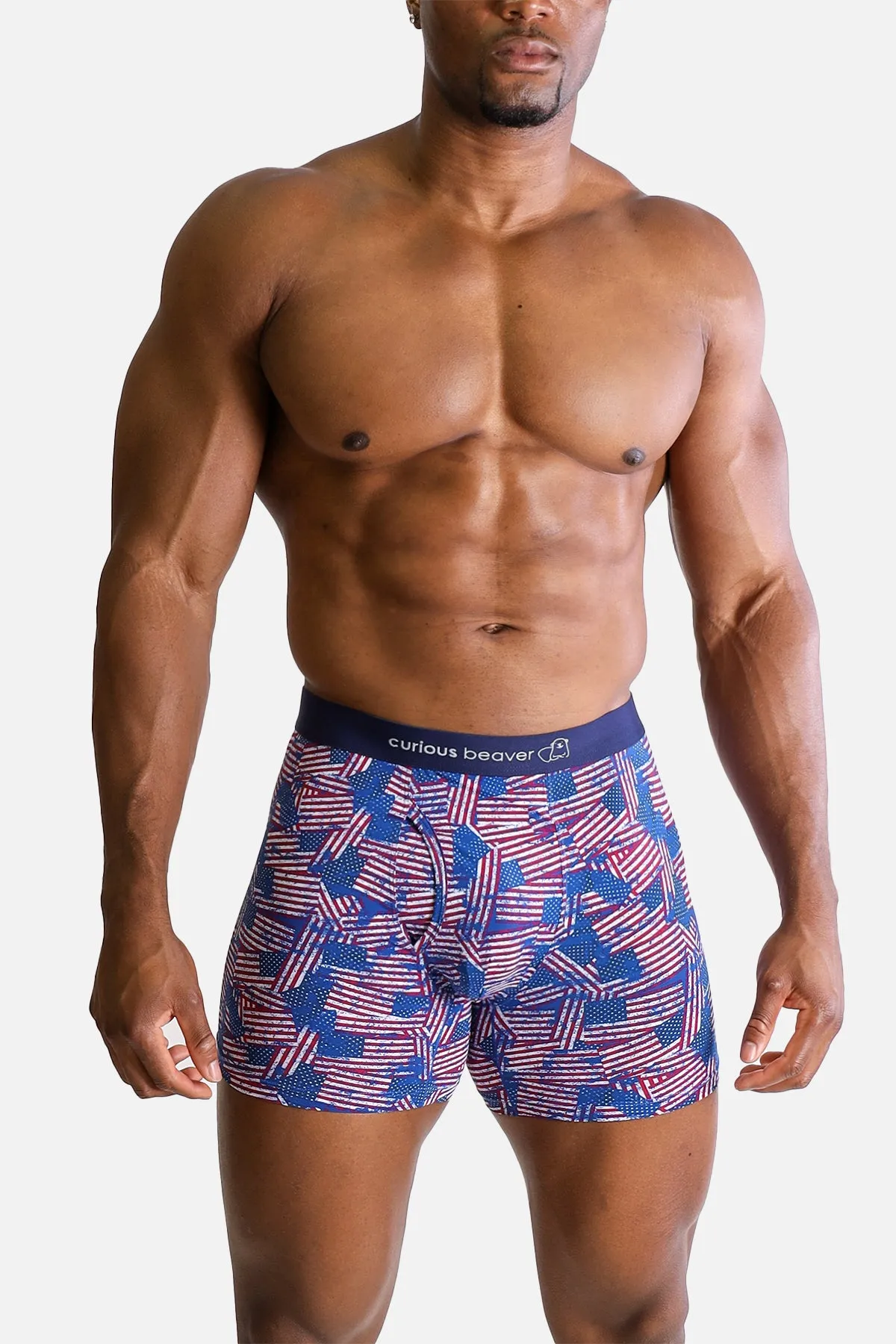 Men's Boxer Briefs - USA Flag sold by Jed North product image thumbnail 3