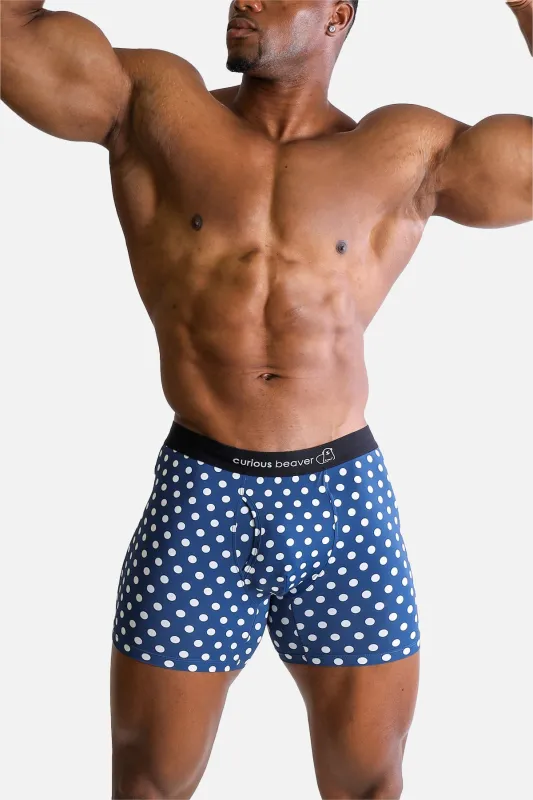 Men's Boxer Briefs - Polka Dots sold by Jed North