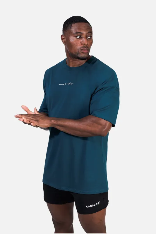 Energy Oversized T-Shirt - Teal sold by Jed North