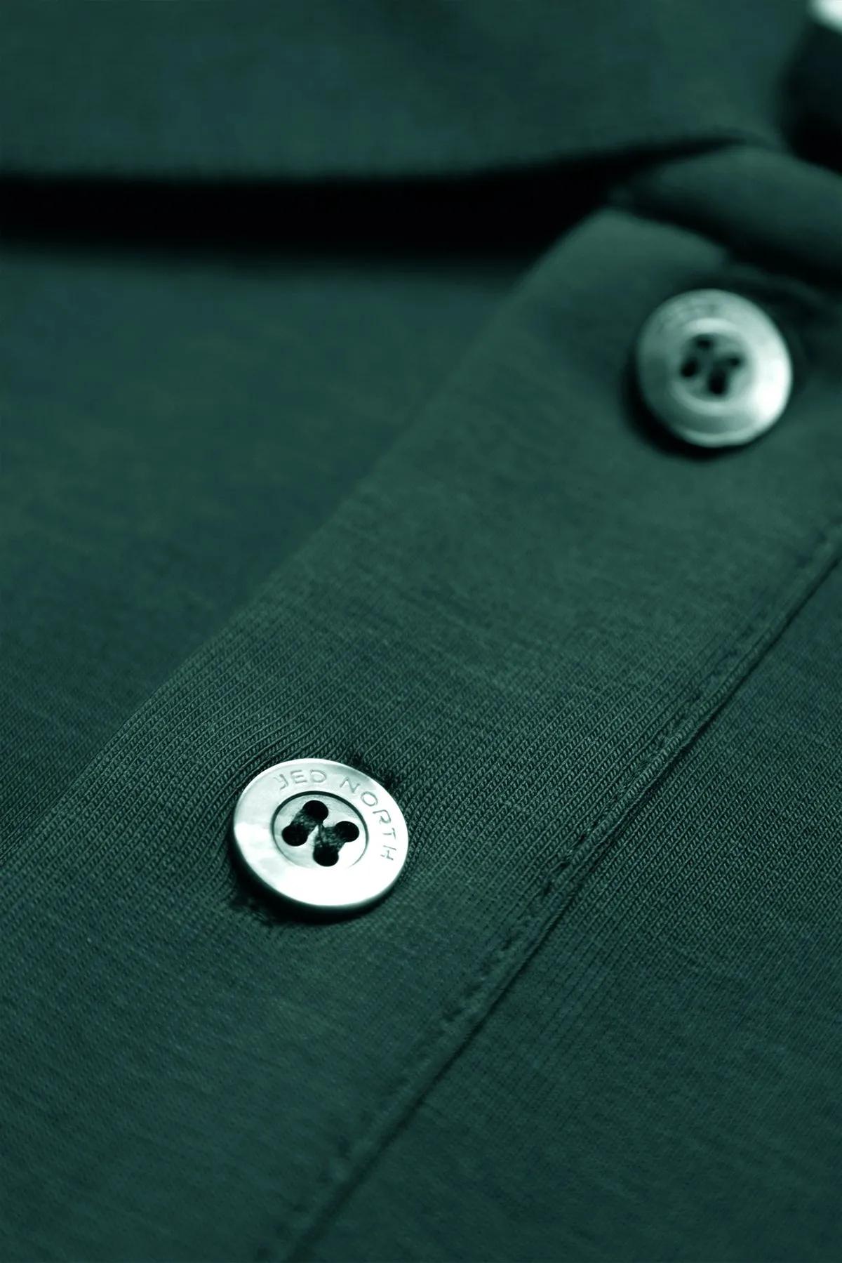 Muscle Fit All-Day Polo T-Shirt - Evergreen sold by Jed North product image thumbnail 4