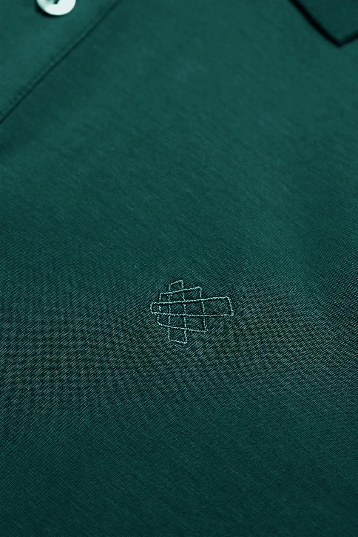 Muscle Fit All-Day Polo T-Shirt - Evergreen sold by Jed North product image thumbnail 2