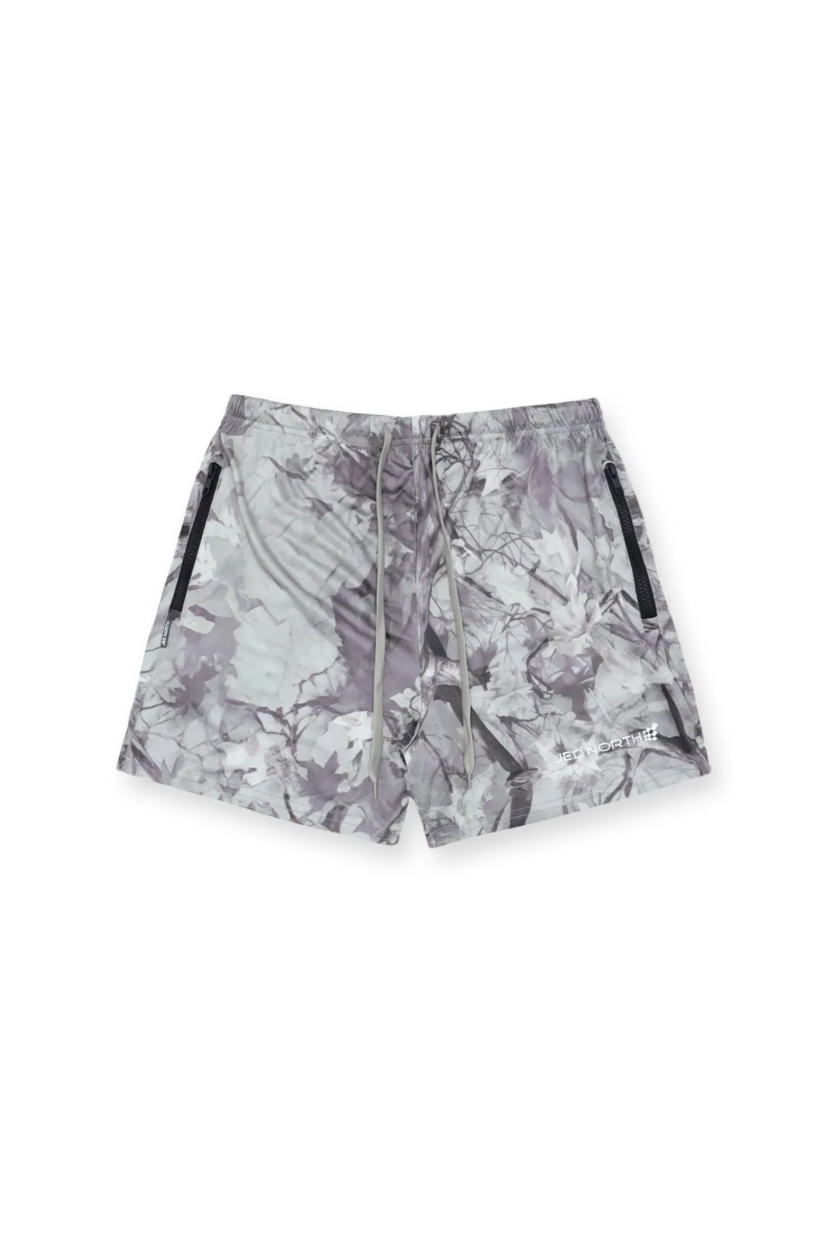 Agile Bodybuilding 4'' Shorts w Zipper Pockets - Leaf Camo sold by Jed North