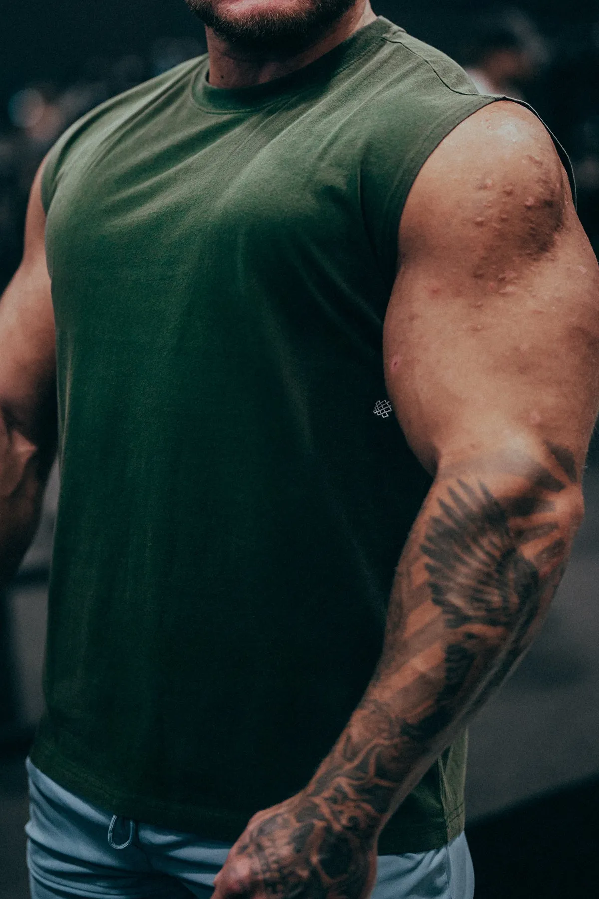 Retro Oversized Muscle Tee - Forest Green sold by Jed North product image thumbnail 2