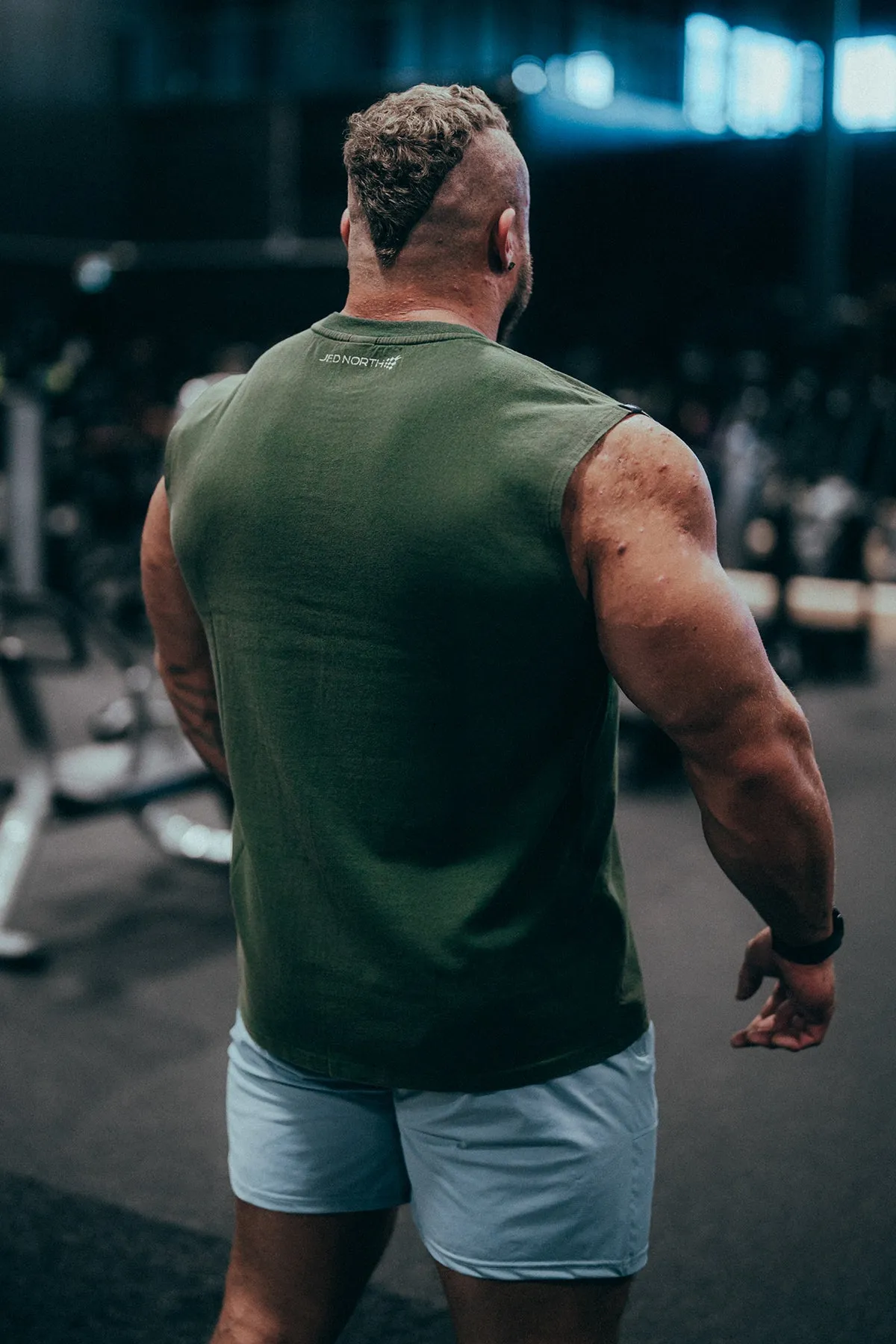 Retro Oversized Muscle Tee - Forest Green sold by Jed North product image thumbnail 3