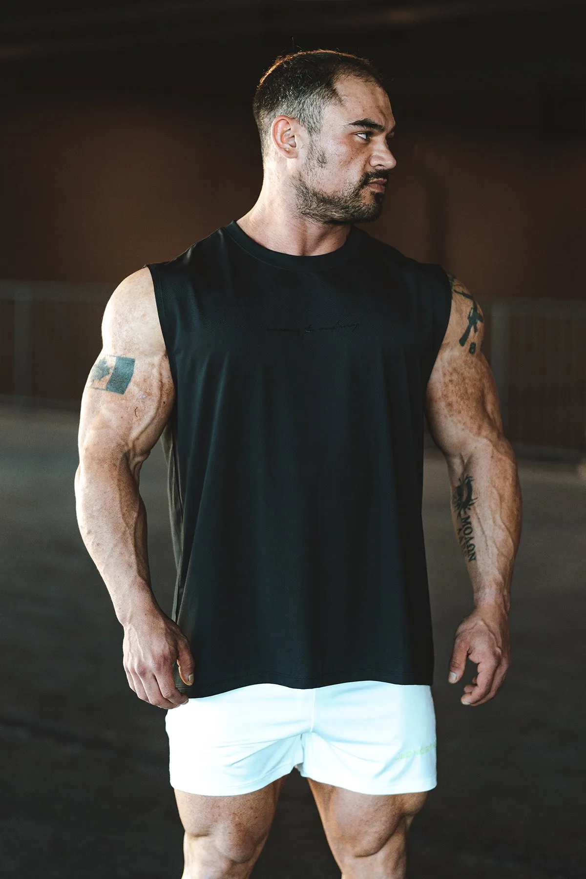 JN Active Muscle Tee - Black sold by Jed North