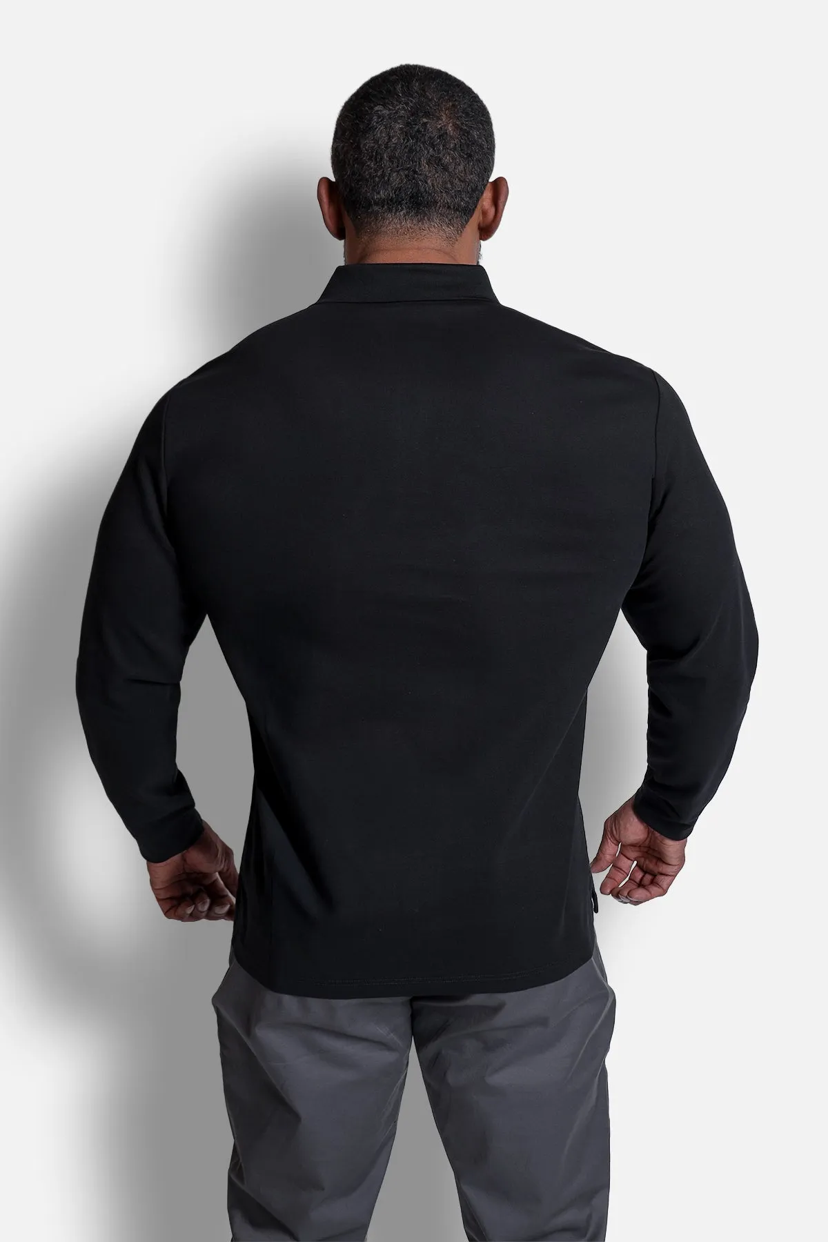 Polo Button-Up Longsleeve - Black sold by Jed North product image thumbnail 5