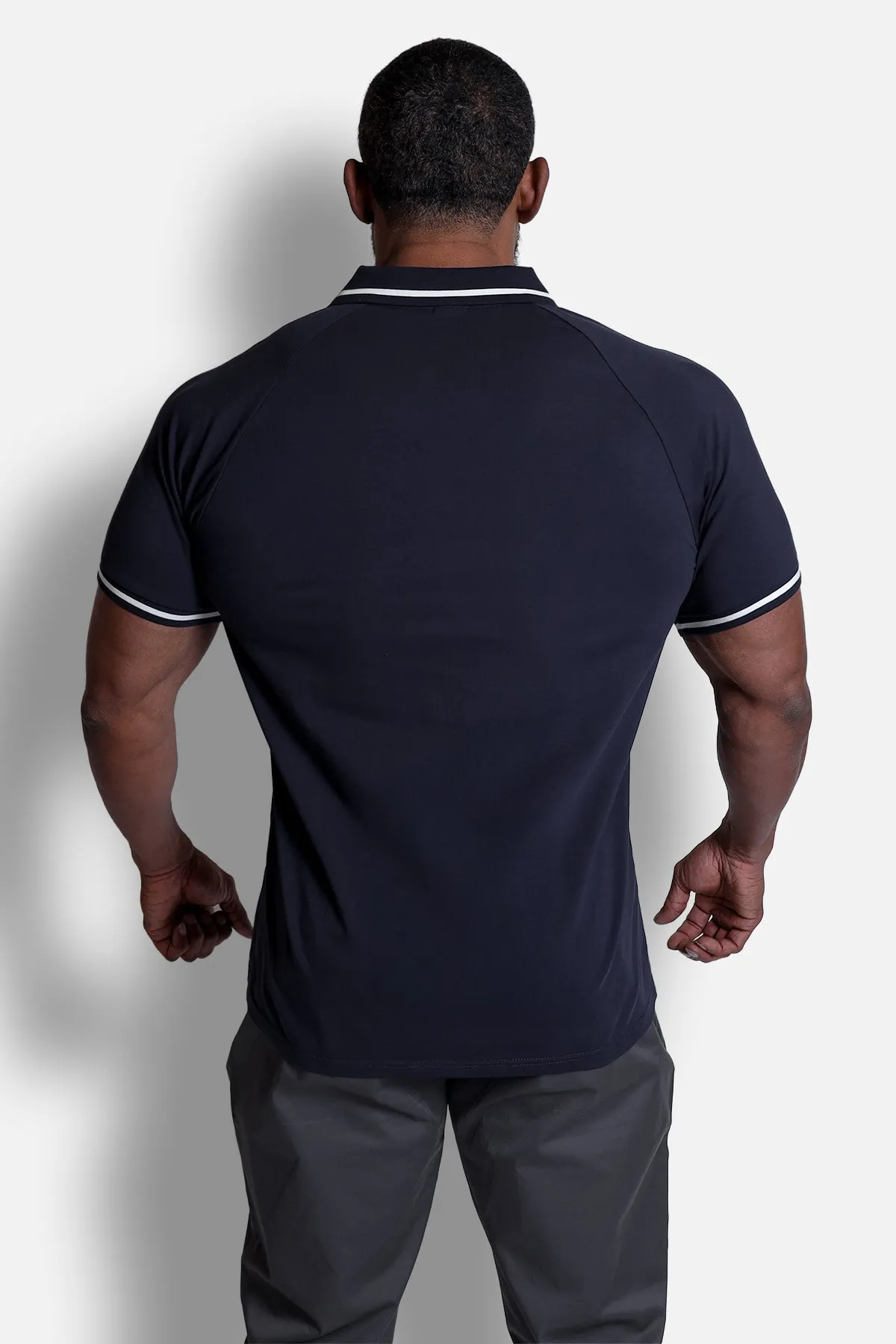Banded Muscle-Fit Polo T-Shirt - Navy sold by Jed North product image thumbnail 5