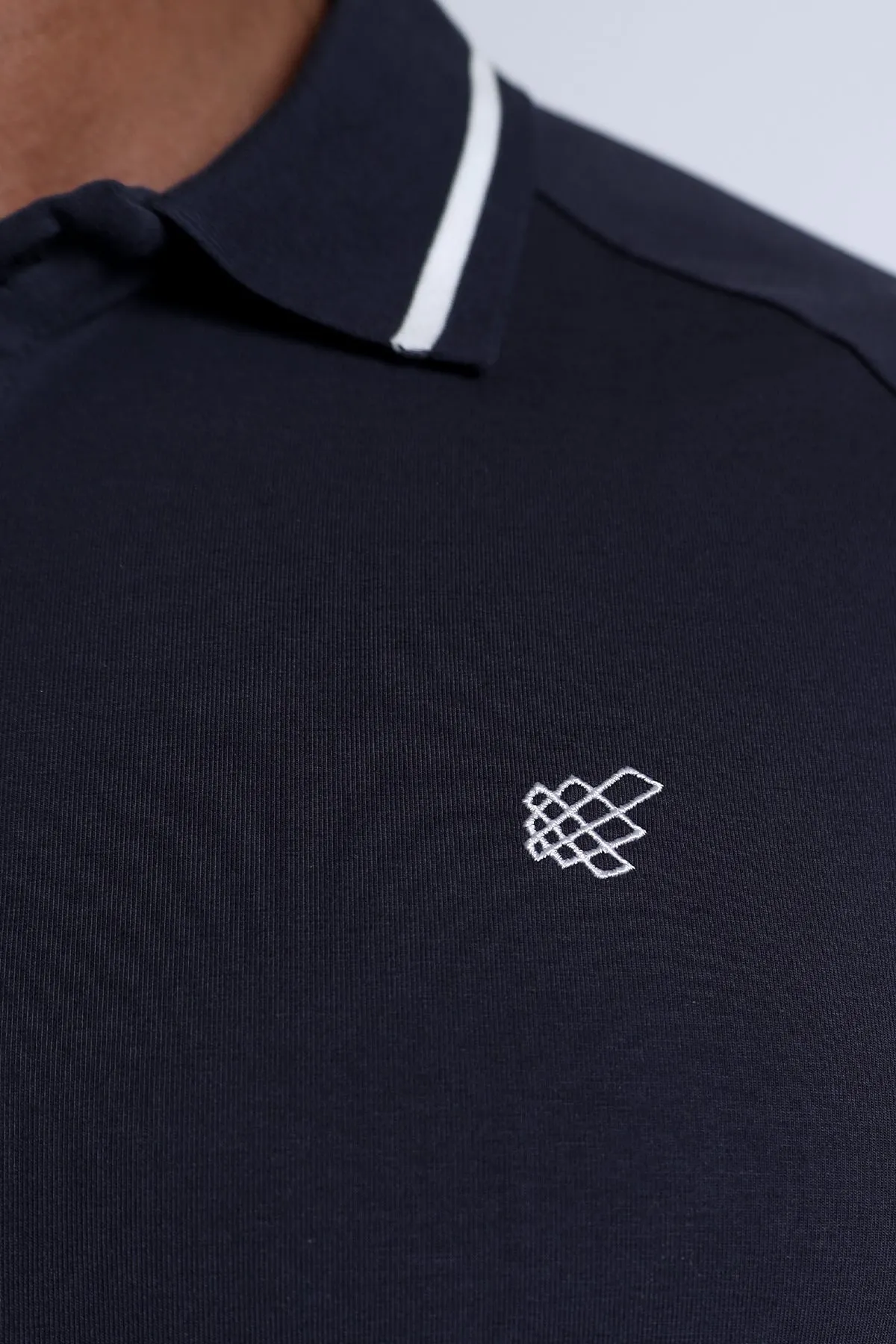 Banded Muscle-Fit Polo T-Shirt - Navy sold by Jed North product image thumbnail 4